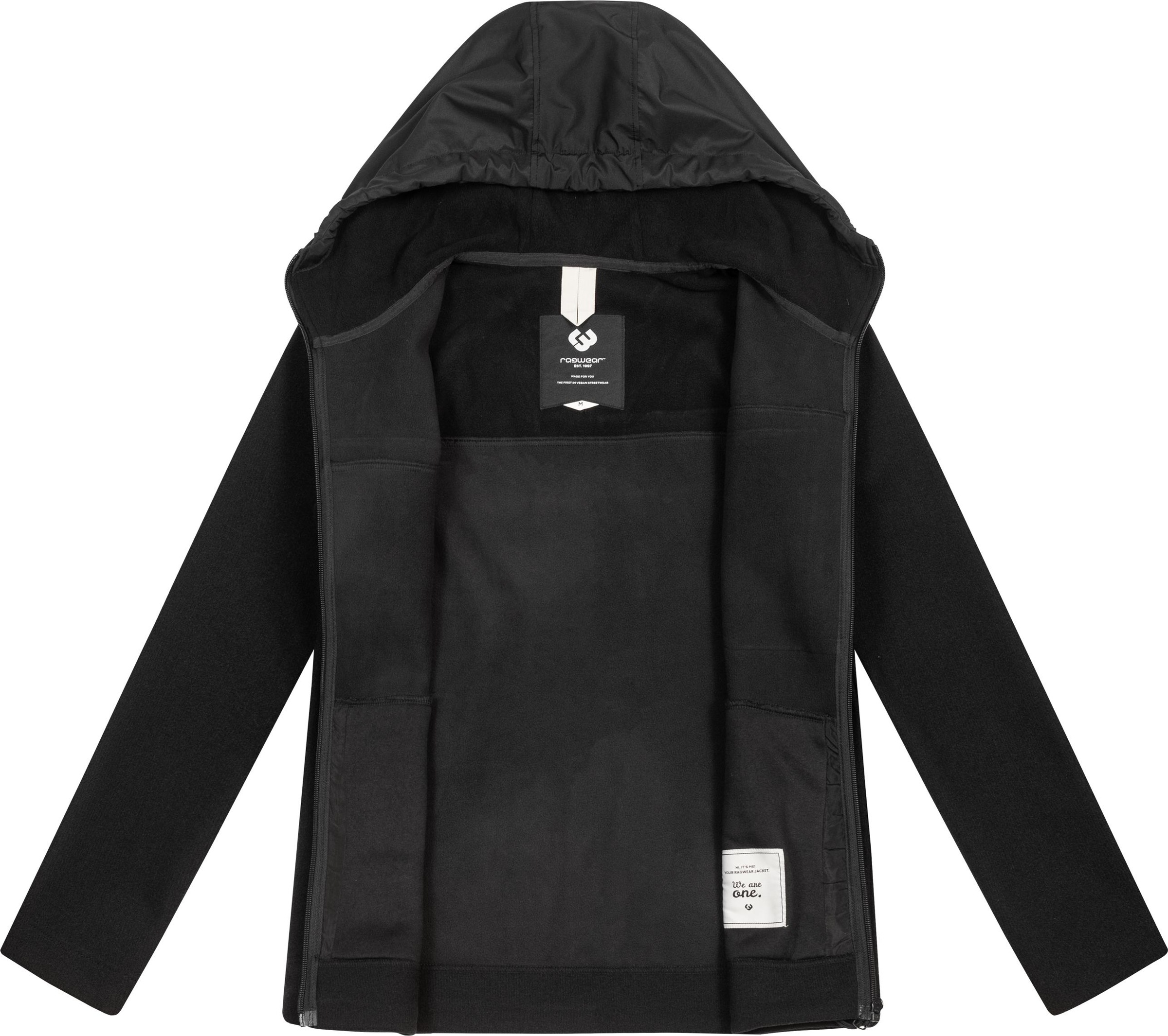 Ragwear Fleecejacke »Brodney«, mit Kapuze, Stylische Herren Übergangsjacke mit Brusttasche
