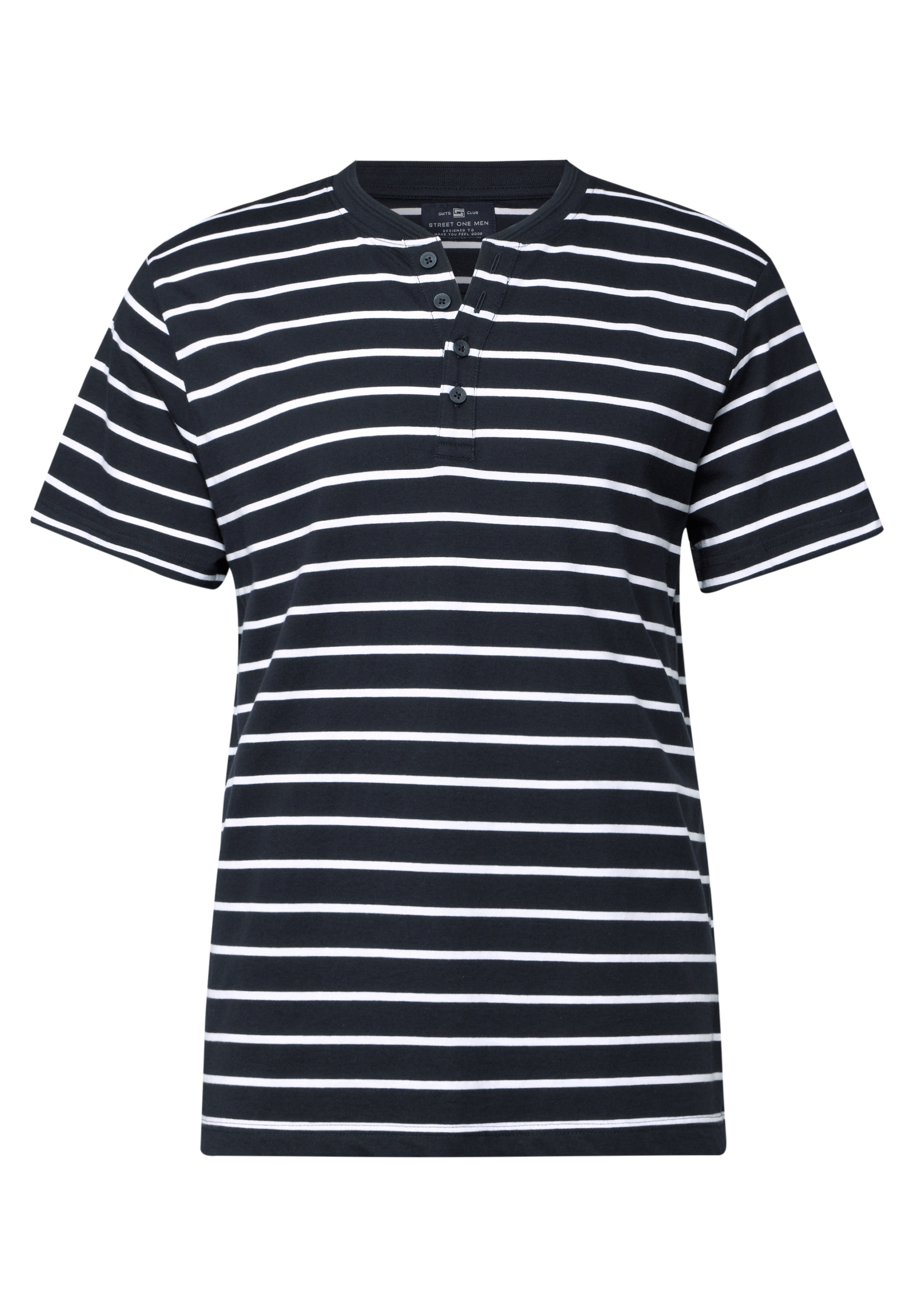 STREET ONE MEN T-Shirt, aus reiner Baumwolle