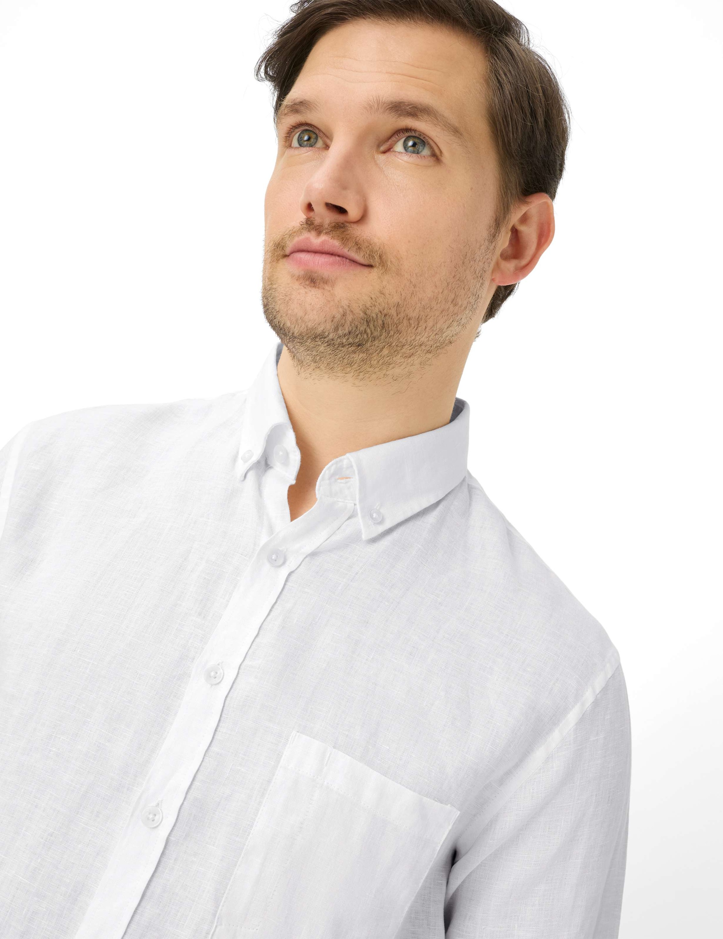 BRAX DANIEL Shirt White/Size S 3