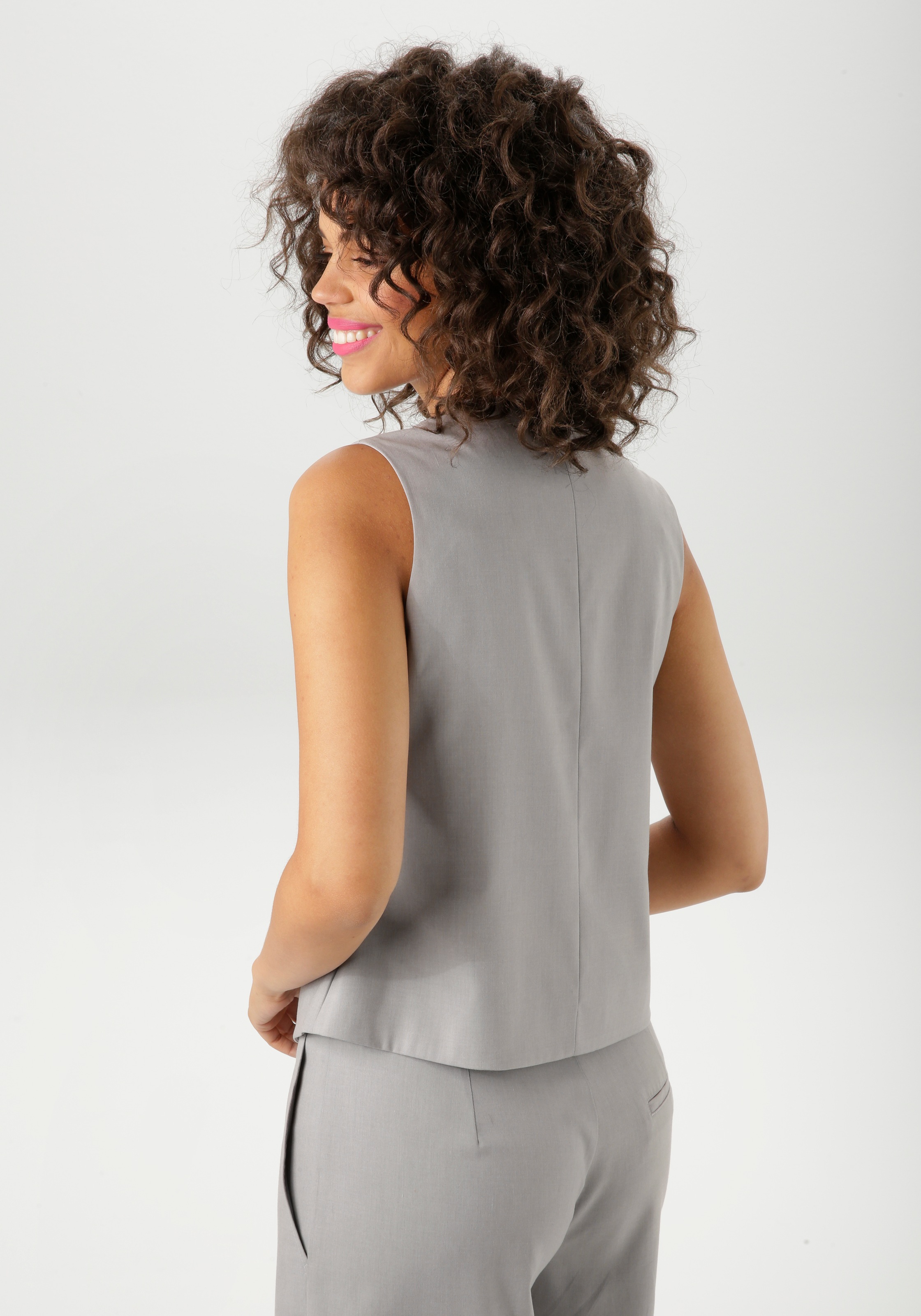 Aniston CASUAL Anzugweste mit tonigen Knöpfen zu schließen günstig online kaufen