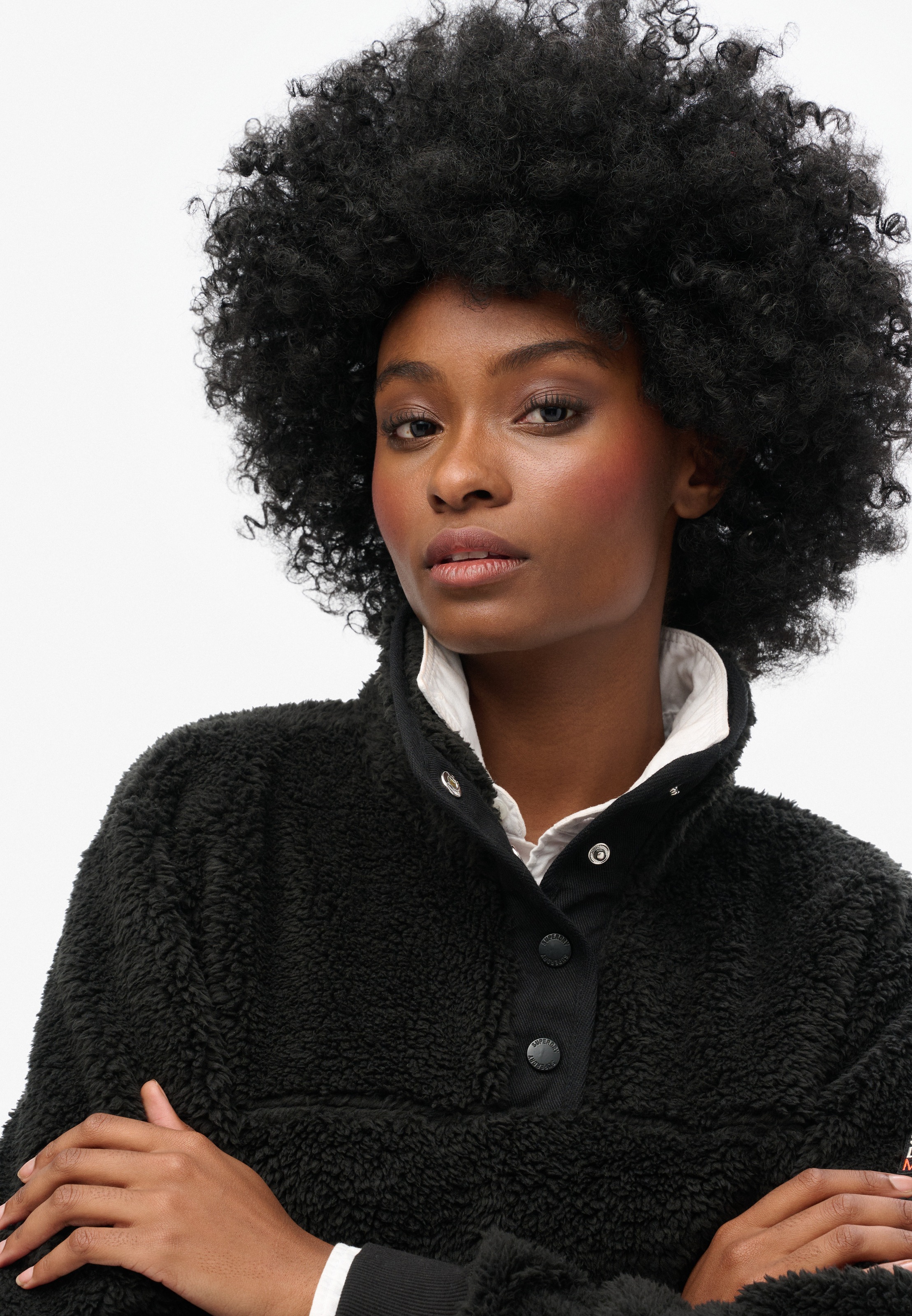 Thumbnail - Superdry Fleecepullover "SUPER SOFT HENLEY"