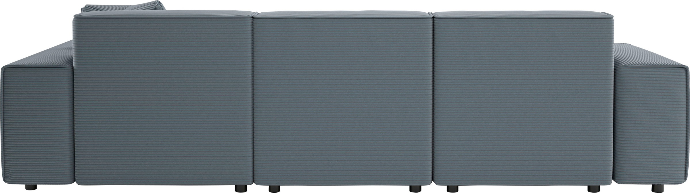 andas Ecksofa »Glimminge L-Form auch in Breitcord, Feincord + Easy care-Bezug,«, Breite 264, Zierkissen