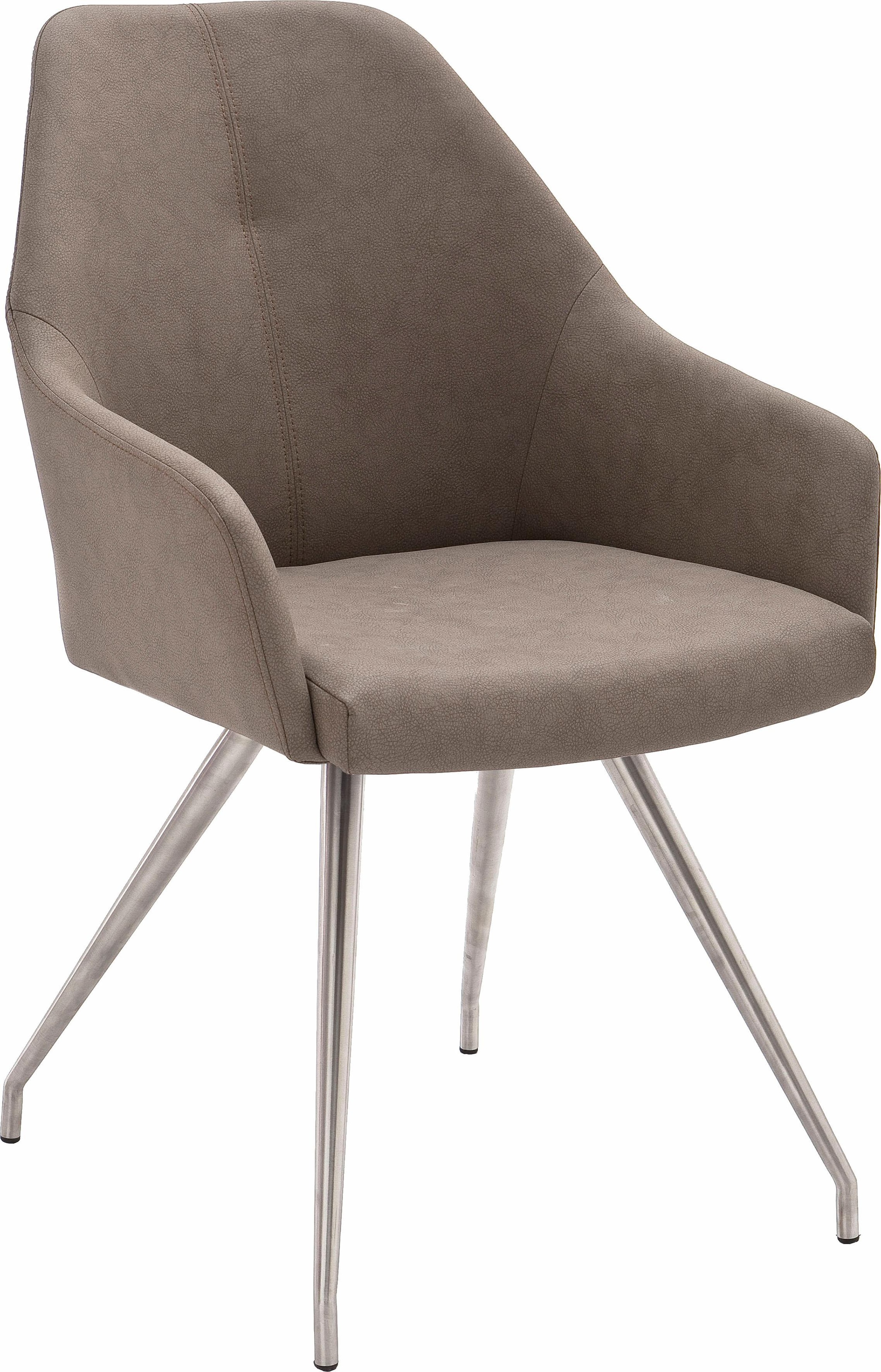 MCA furniture 4-Fußstuhl "Madita A-Oval" (Set) 2 Stk. Kunstleder Stuhl bela günstig online kaufen
