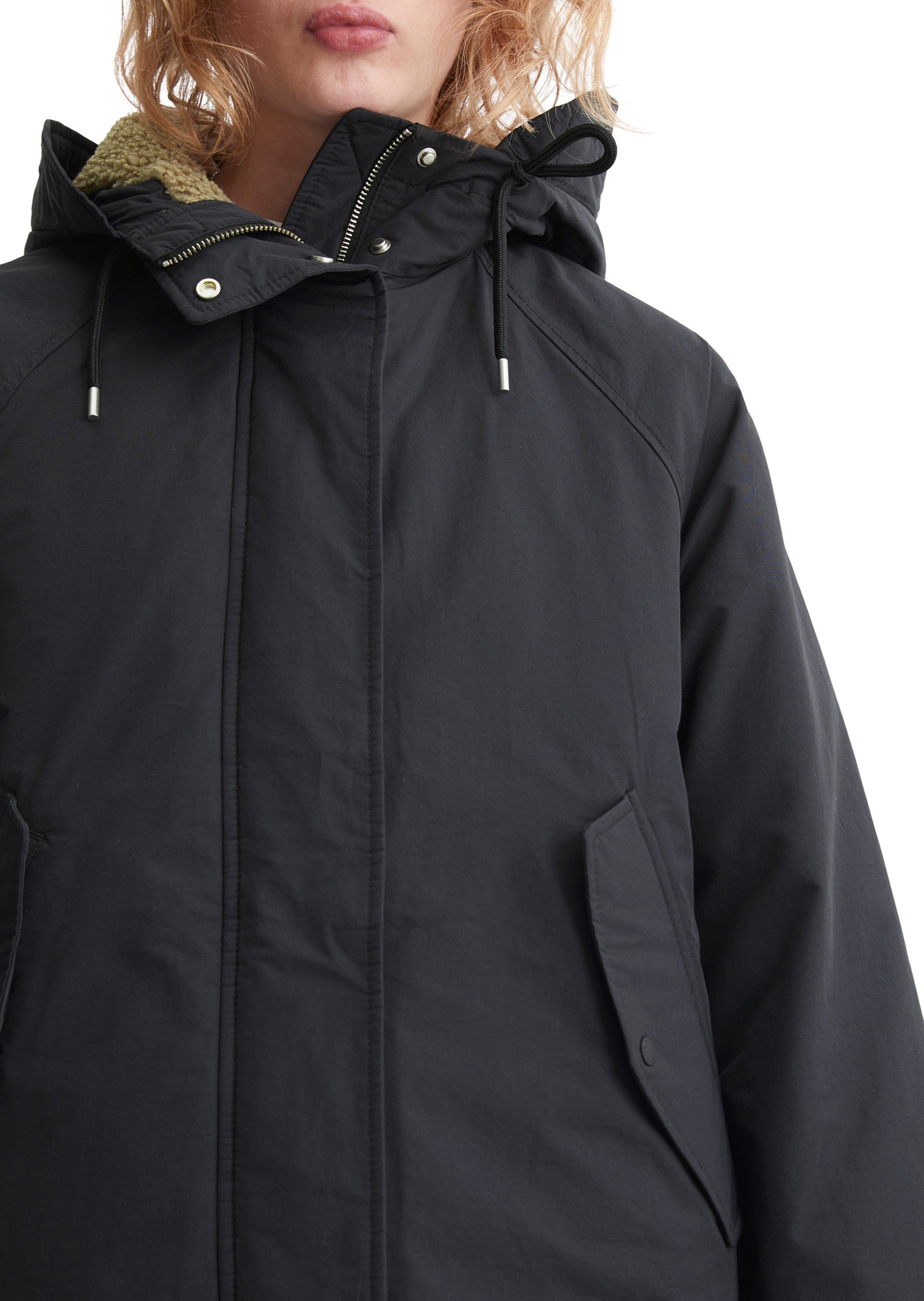 Marc O'Polo DENIM Wintermantel »aus wasserabweisendem Baumwoll-Nylon-Mix«