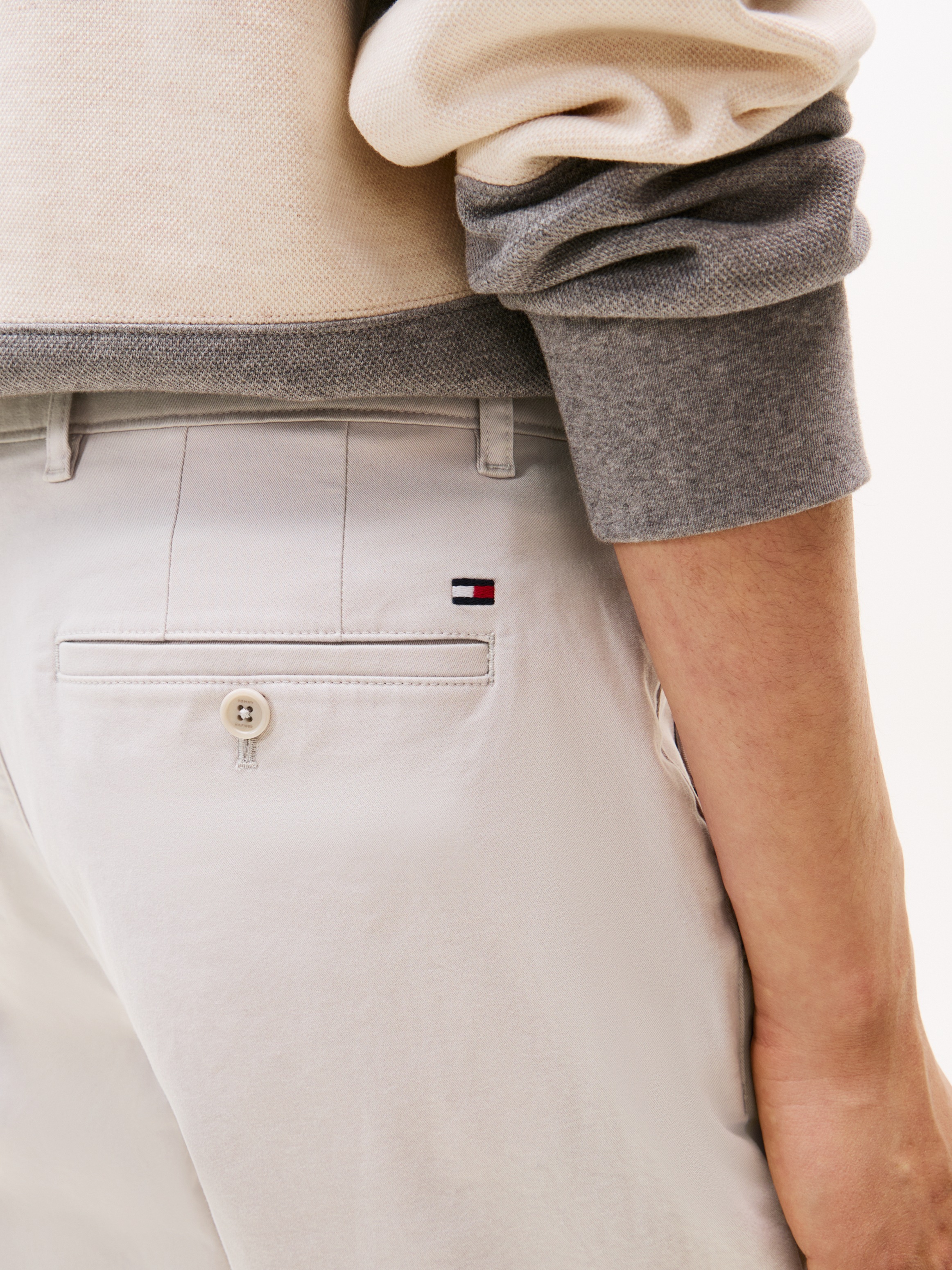 Tommy Hilfiger Chinohose "CORE DENTON ESSENTIAL TWILL", Gerades Bein, Schli günstig online kaufen
