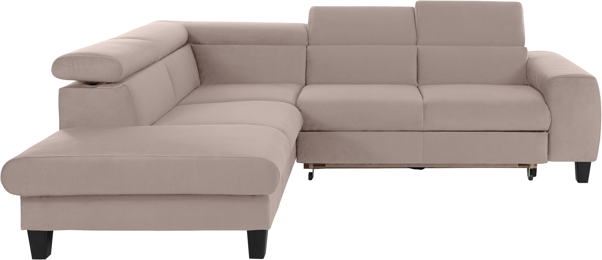 COTTA Ecksofa "Morven L-Form mit Kopfteilverstellung", wahlweise mit Bettfu günstig online kaufen