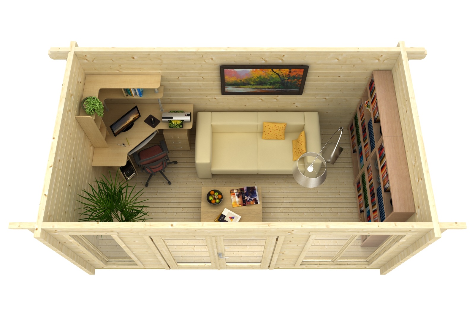 Thumbnail - Nordic Holz Gartenhaus "DORSET 72"