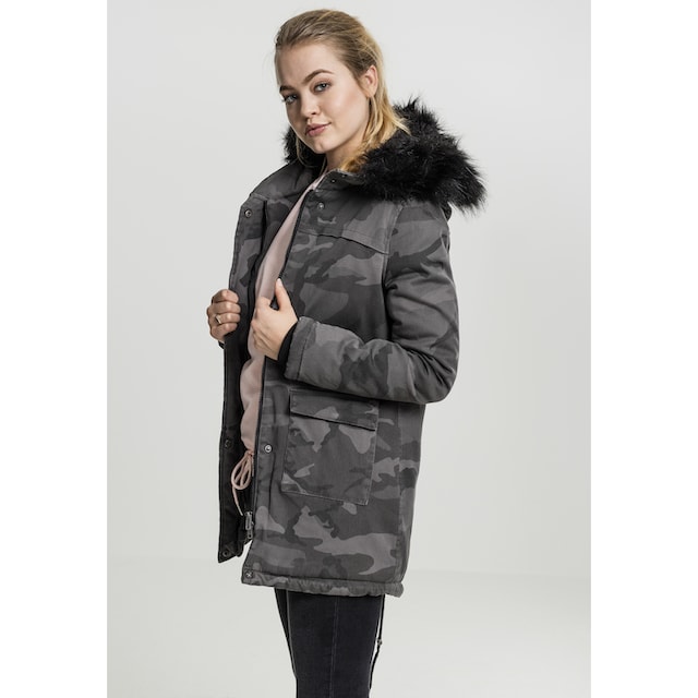 URBAN CLASSICS Parka »Damen Ladies Overdyed Camo Parka«, (1 St.), ohne  Kapuze für bestellen | BAUR