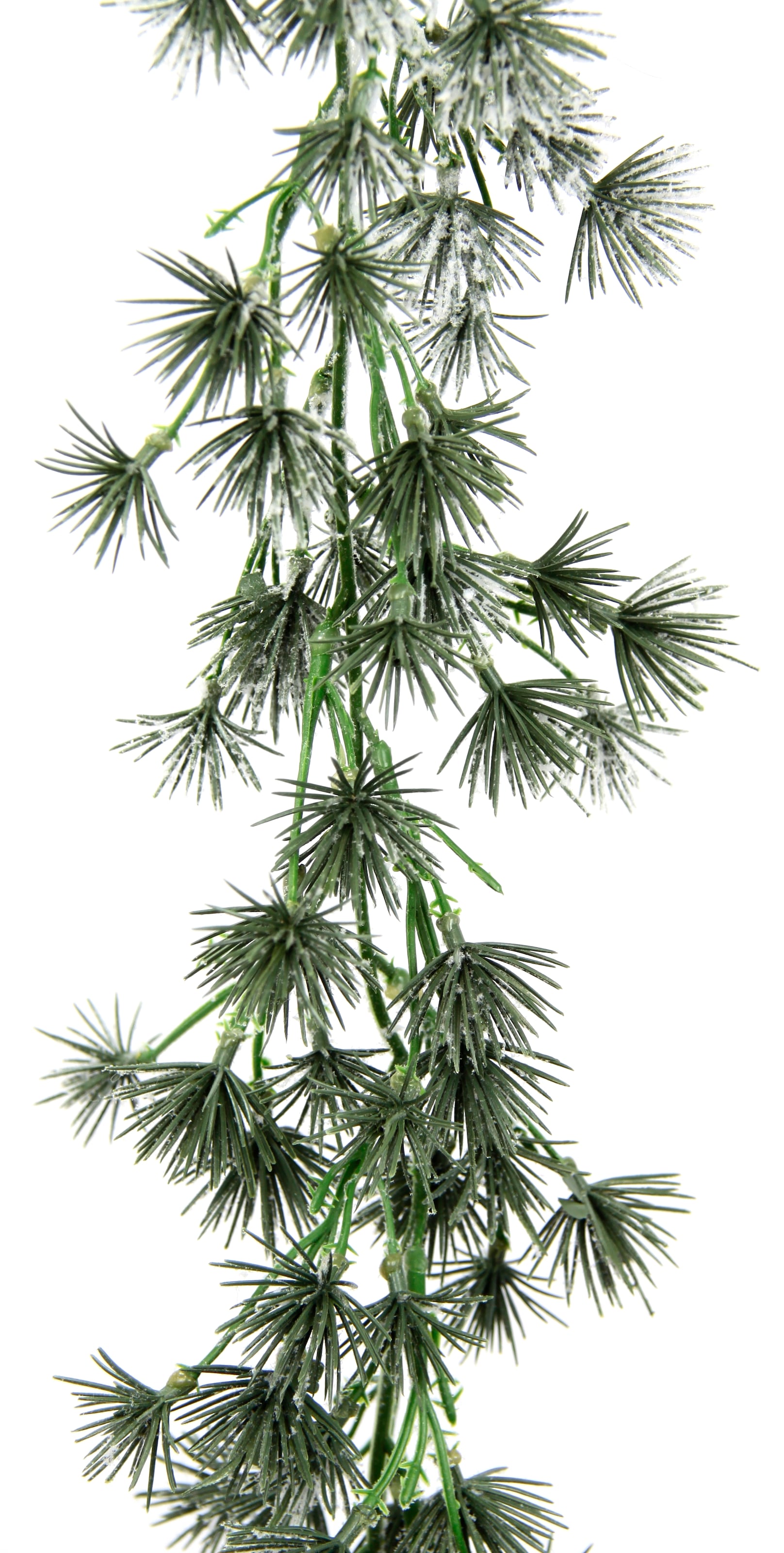 I.GE.A. Kunstgirlande »Tannengirlande« Weihnachtsgirlande künstlich Tanne geeist Adventskranz Kranz Tür Deko