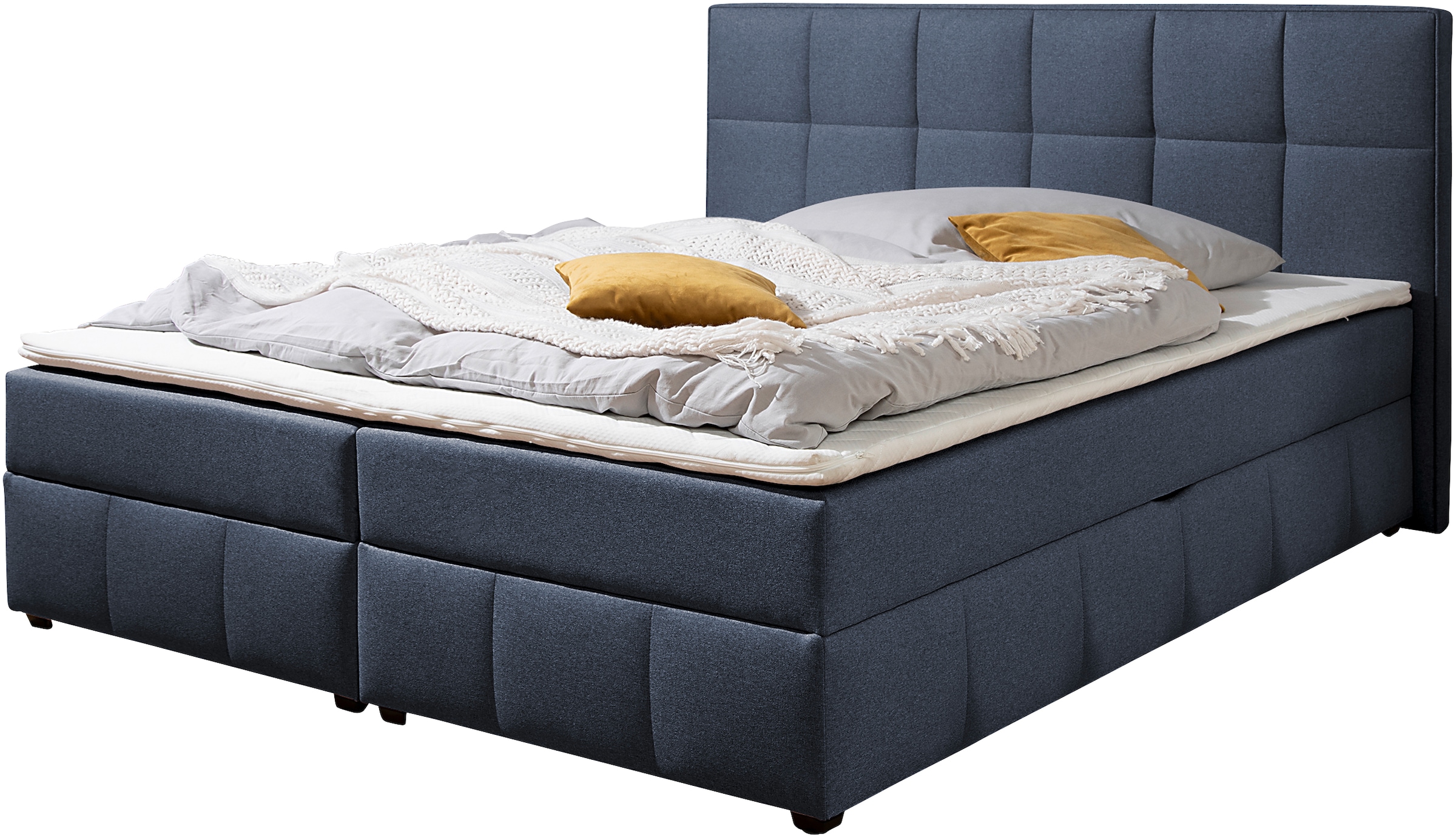 Home affaire Boxbett "Niemes inkl. Bettkasten und Topper, auch in Überlänge erhältlich" Boxbett mit Bettkasten, inkl. Topper