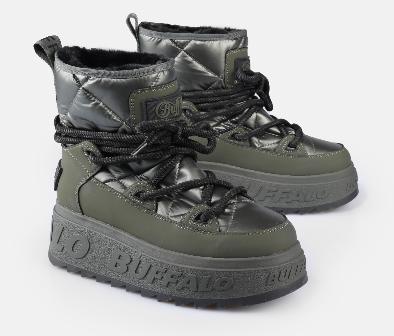 Buffalo Snowboots "ELIZA" Winterboots, Schnürboots, Schlupfboots mit Warmfu günstig online kaufen