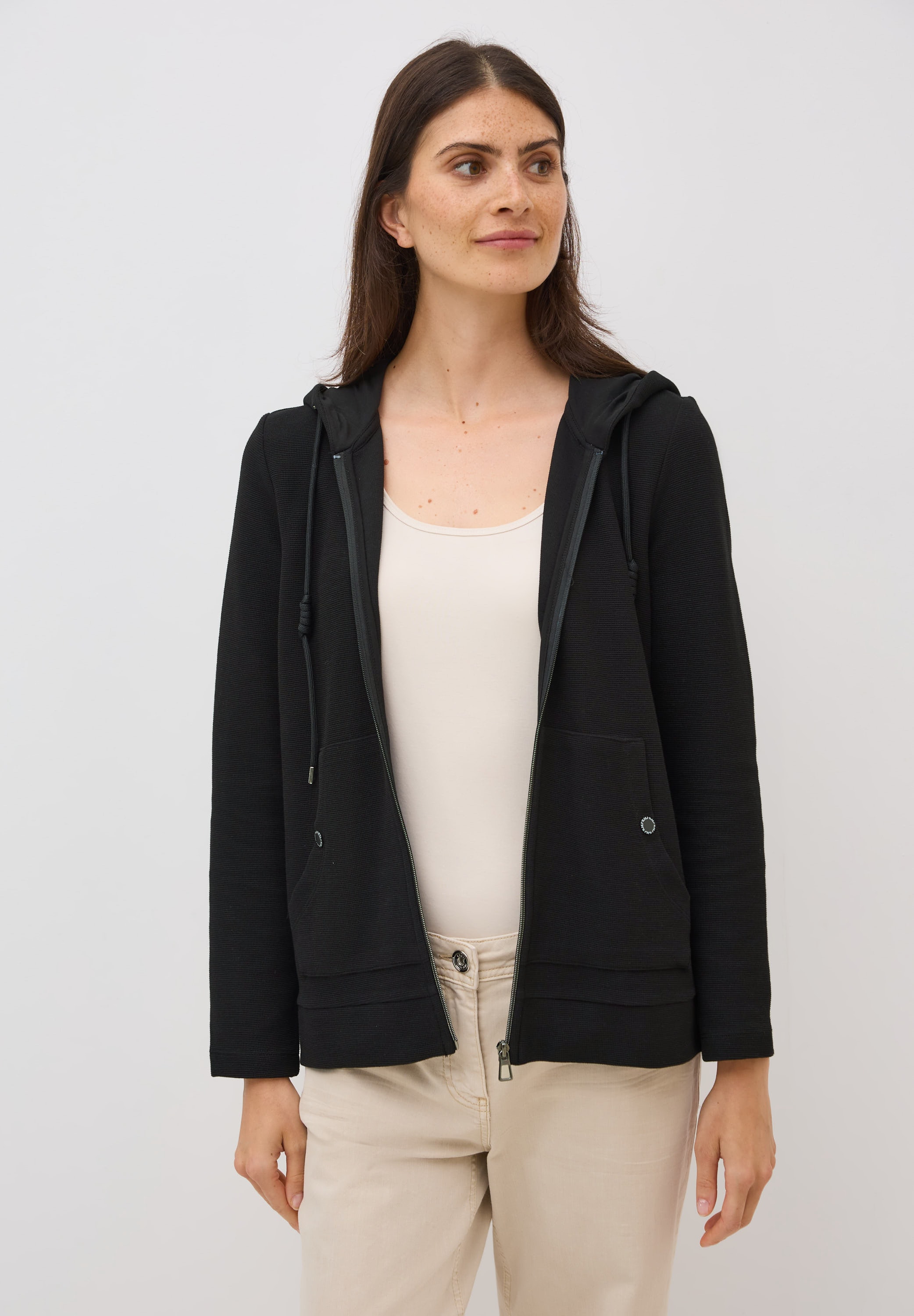Cecil Sweatjacke, mit Kängurutasche günstig online kaufen