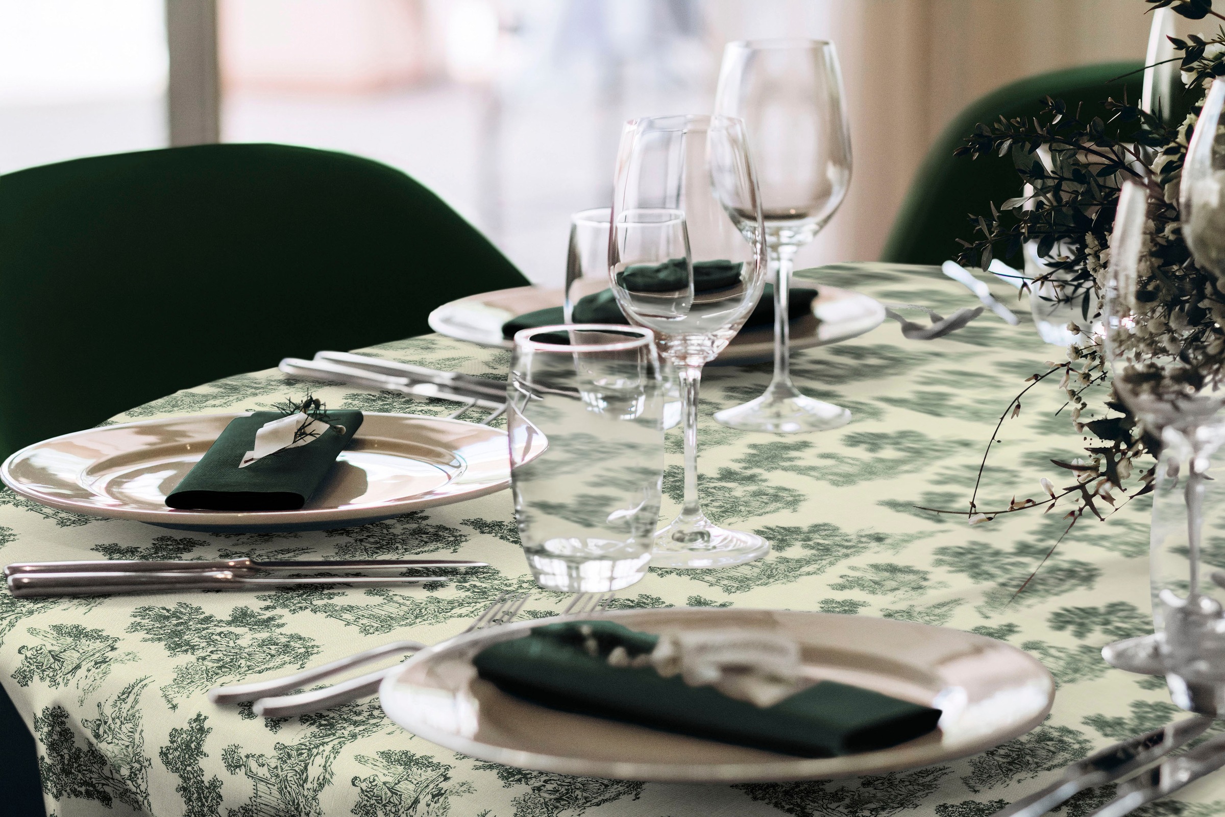 Adam Tischdecke "Good Old Days" aus 100% Bio-Baumwolle günstig online kaufen