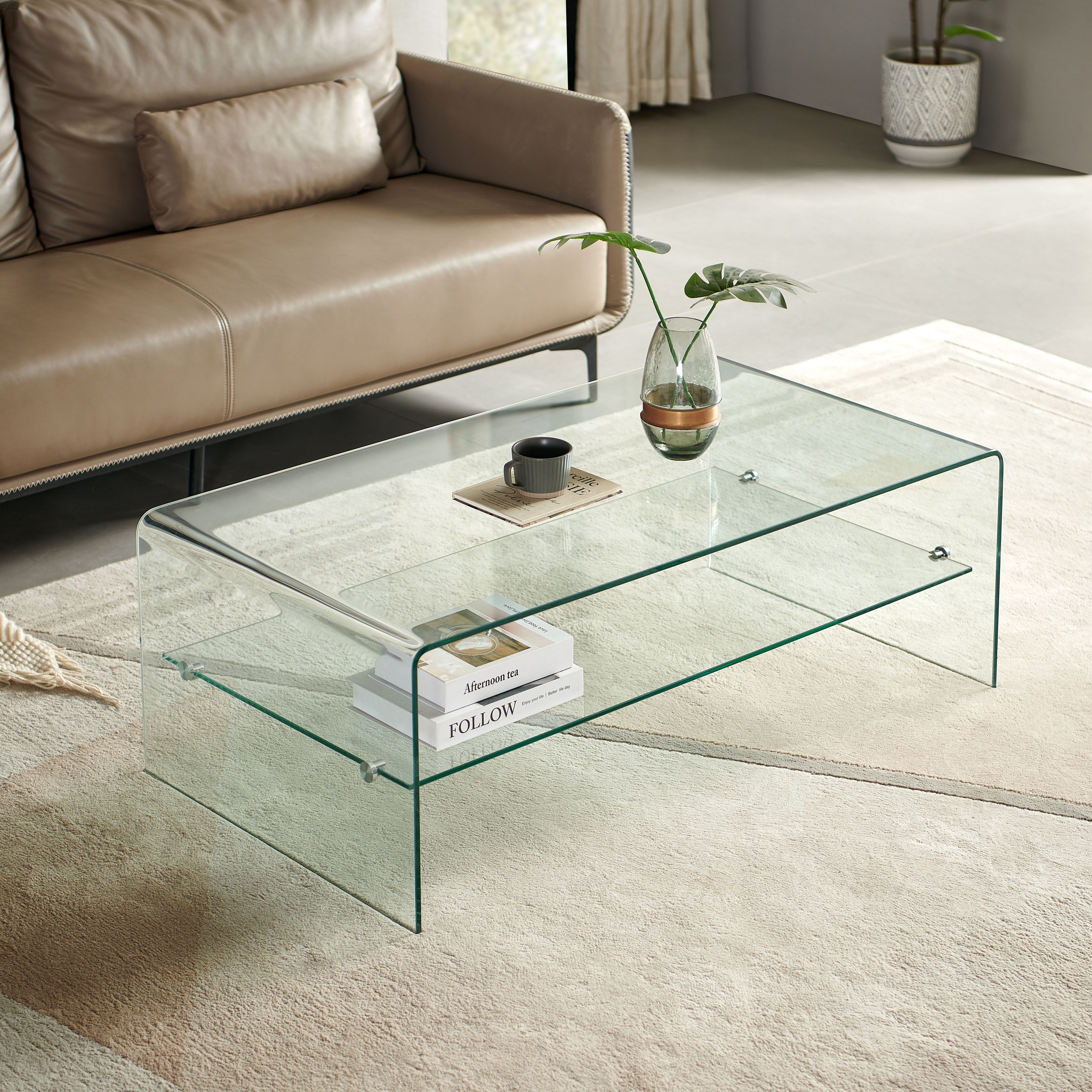 Paroli Glas-Couchtisch "Willi" günstig online kaufen