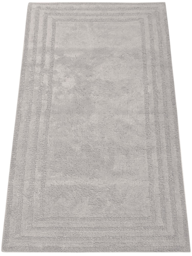my home Badematte "Inga, Rahmen, Badvorleger, Badezimmer Teppich" Höhe 18 m günstig online kaufen