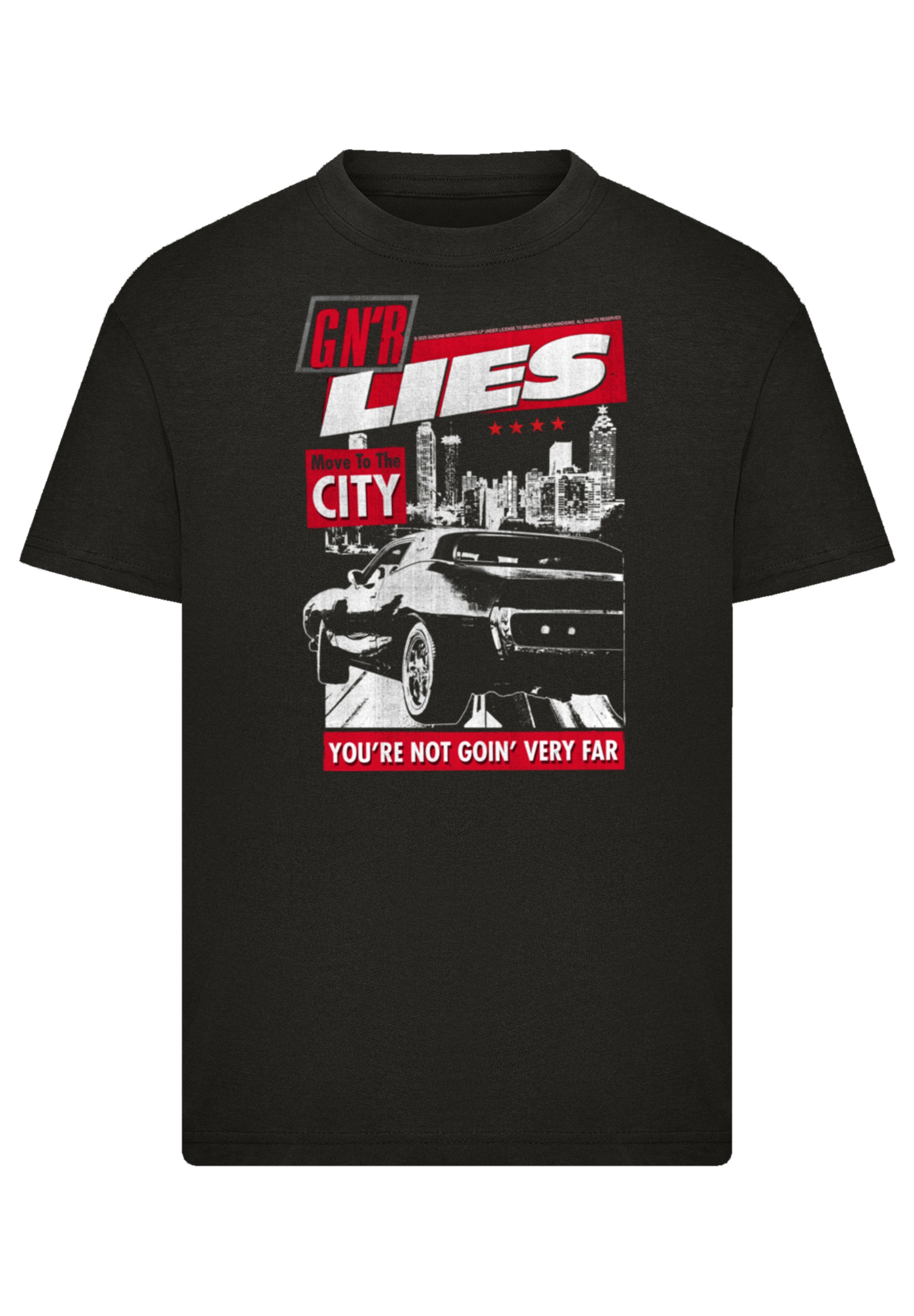 F4NT4STIC T-Shirt »Guns N' Roses Lies City Rock Music« Premium Qualität