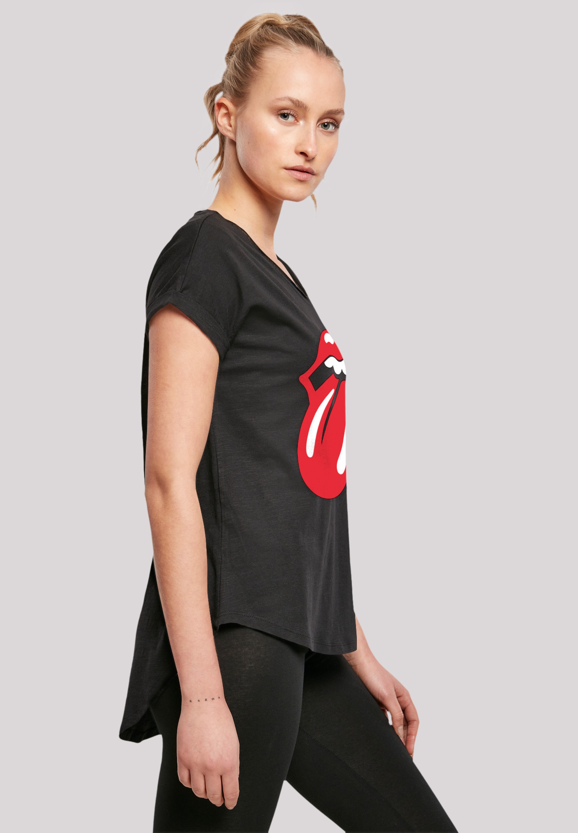 F4NT4STIC T-Shirt »The Rolling Stones Zunge«, Premium Qualität