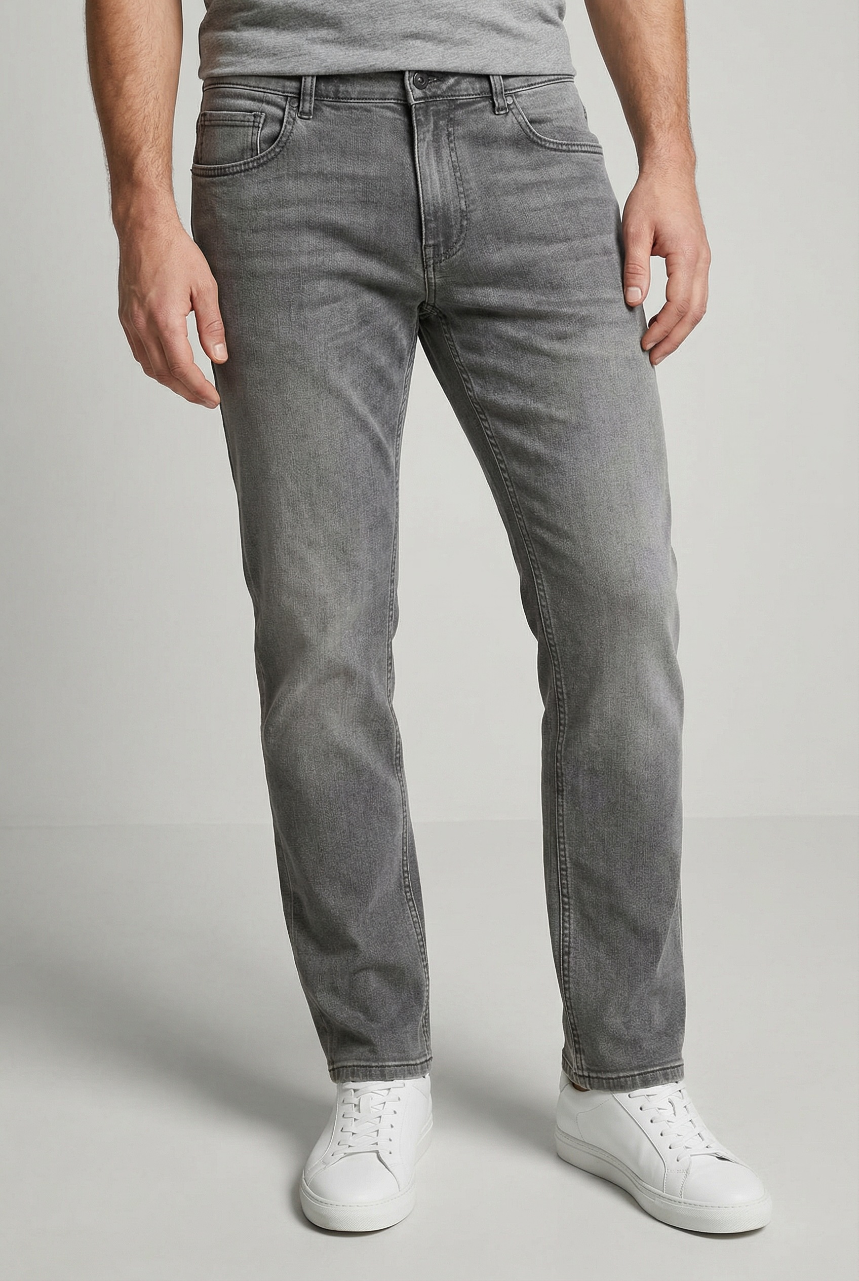 5-Pocket-Jeans CAMEL ACTIVE, Herren, Gr. 42, Länge 34, grau (graphite gray), Denim/Jeans, Obermaterial: 98% Baumwolle, 2% Elasthan, normal, Jeans 5-Pocket-Jeans, mit Stretch