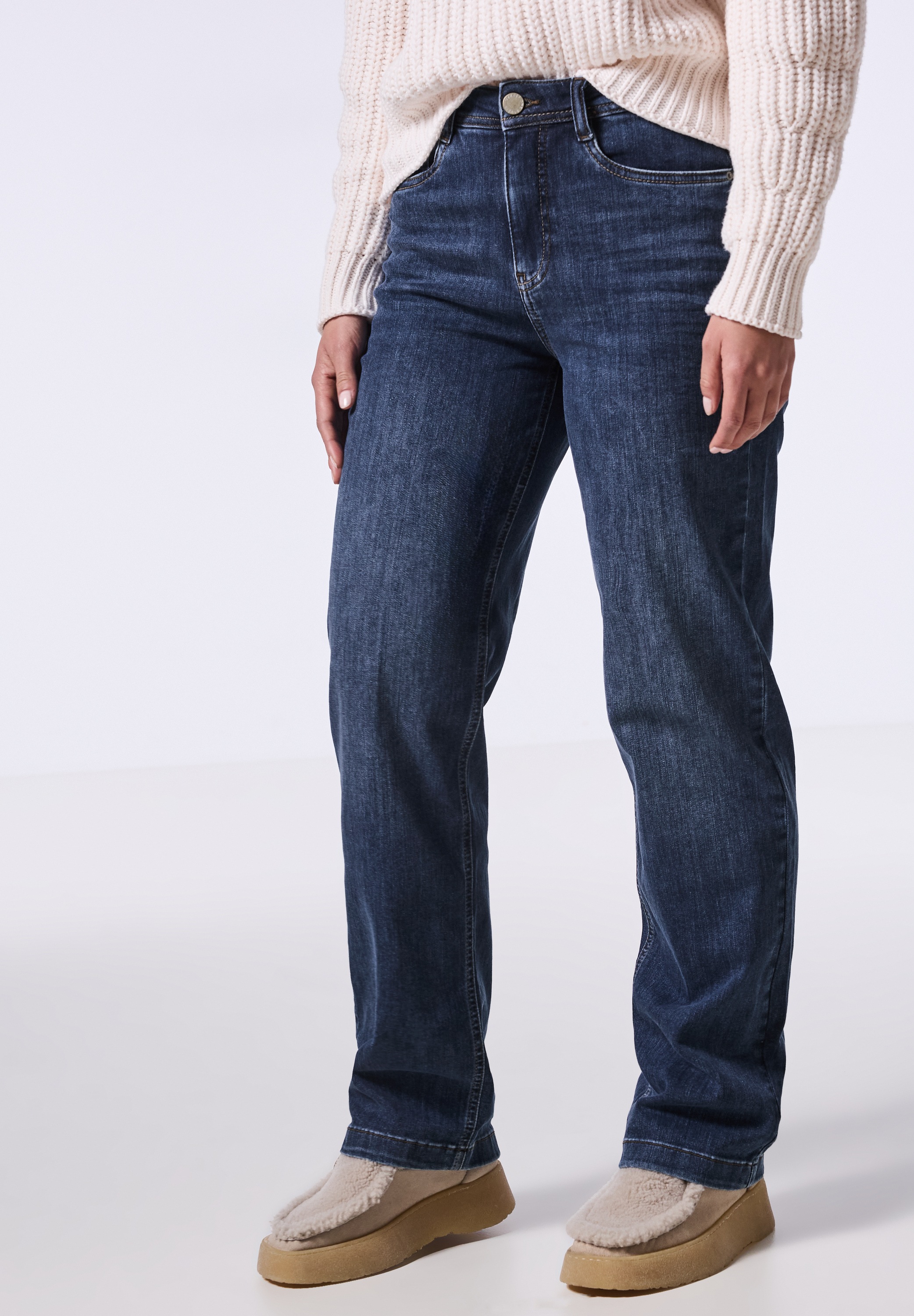 STREET ONE STUDIO Comfort-fit-Jeans, High Waist