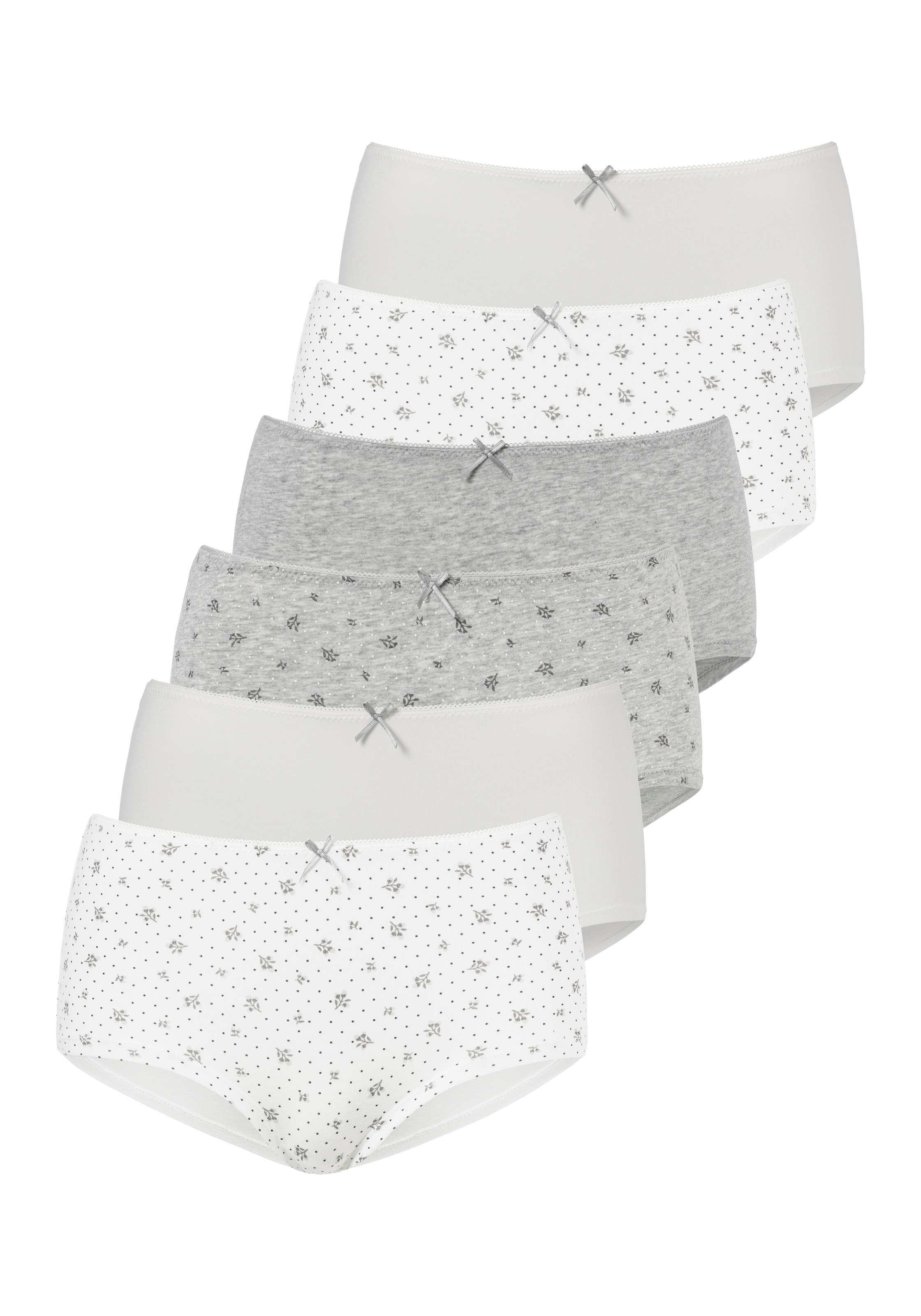 petite fleur by Lascana Hipster 6er-Pack, aus elastischer Baumwolle