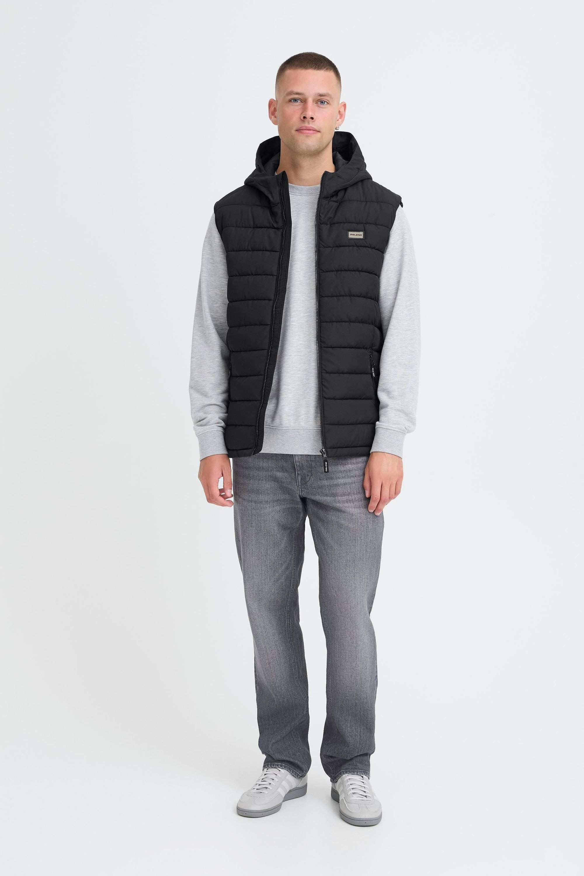 Blend Steppweste »BHMelai« Stilvolle Basic Steppweste mit Taschen und Kapuze