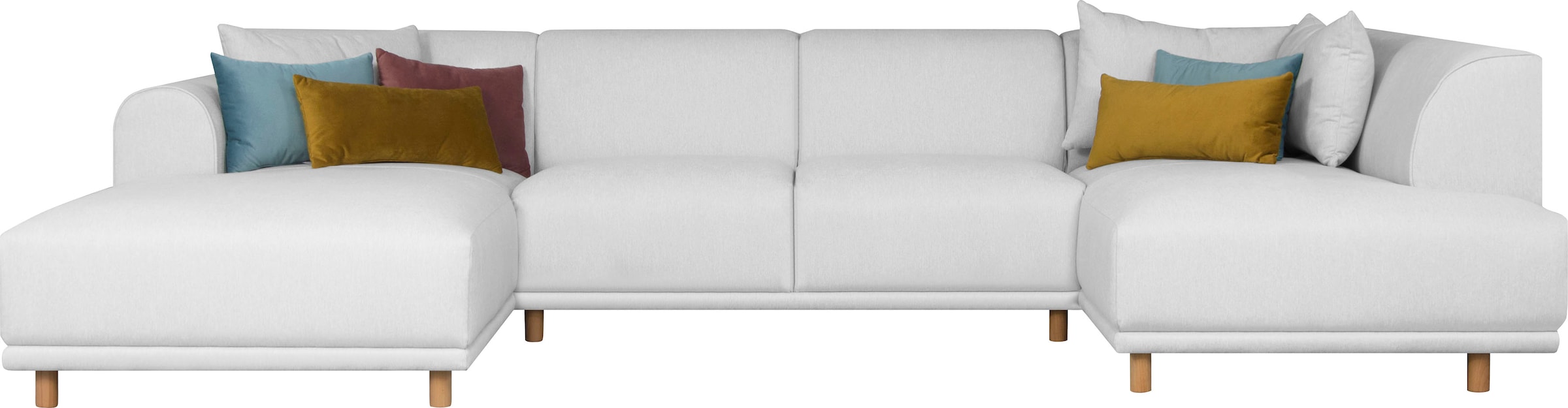 OTTO home Wohnlandschaft "Maroon U-Form" in skandinavischem Design, mit los günstig online kaufen