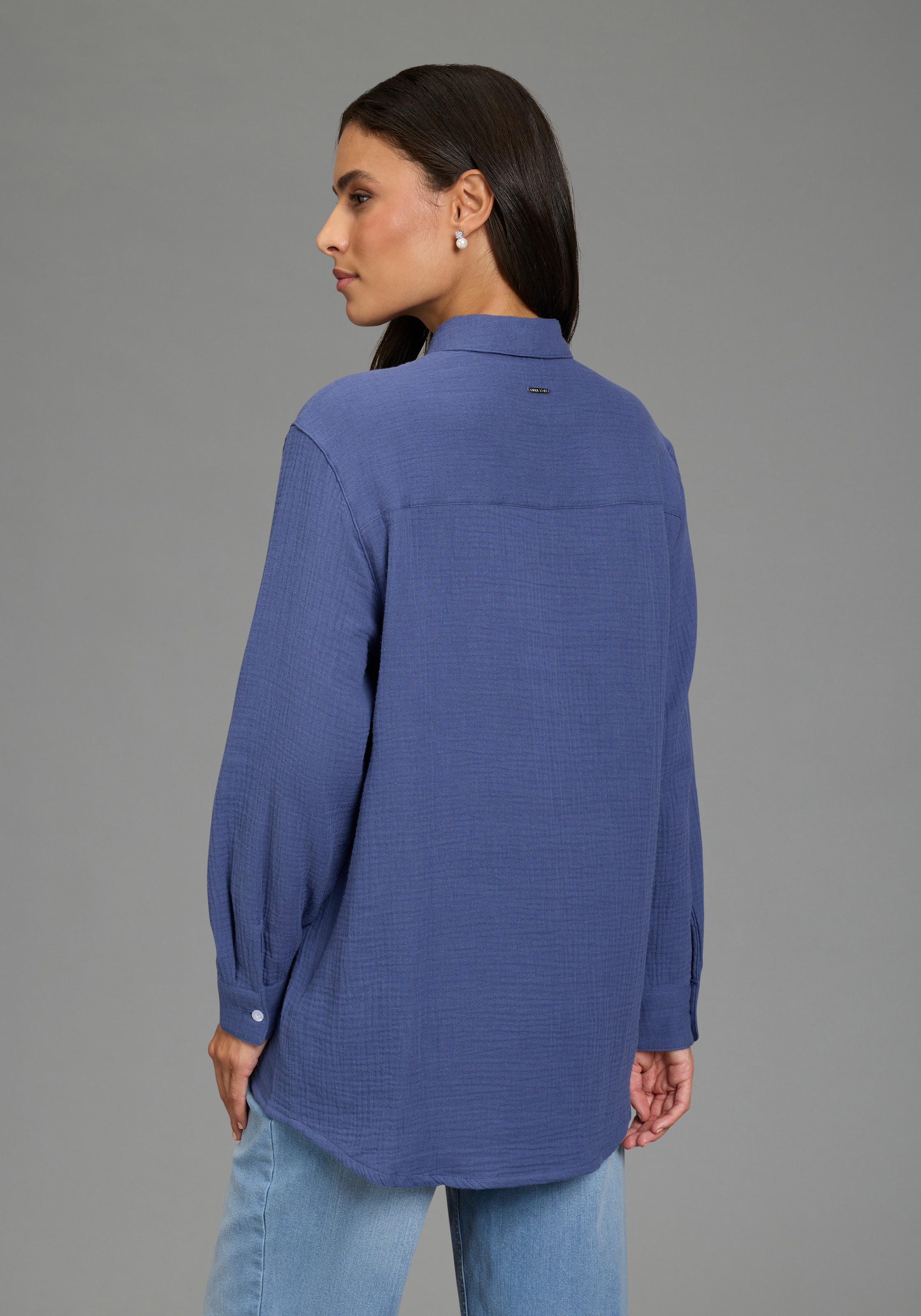 Laura Scott Longbluse in Musselin-Qualität günstig online kaufen