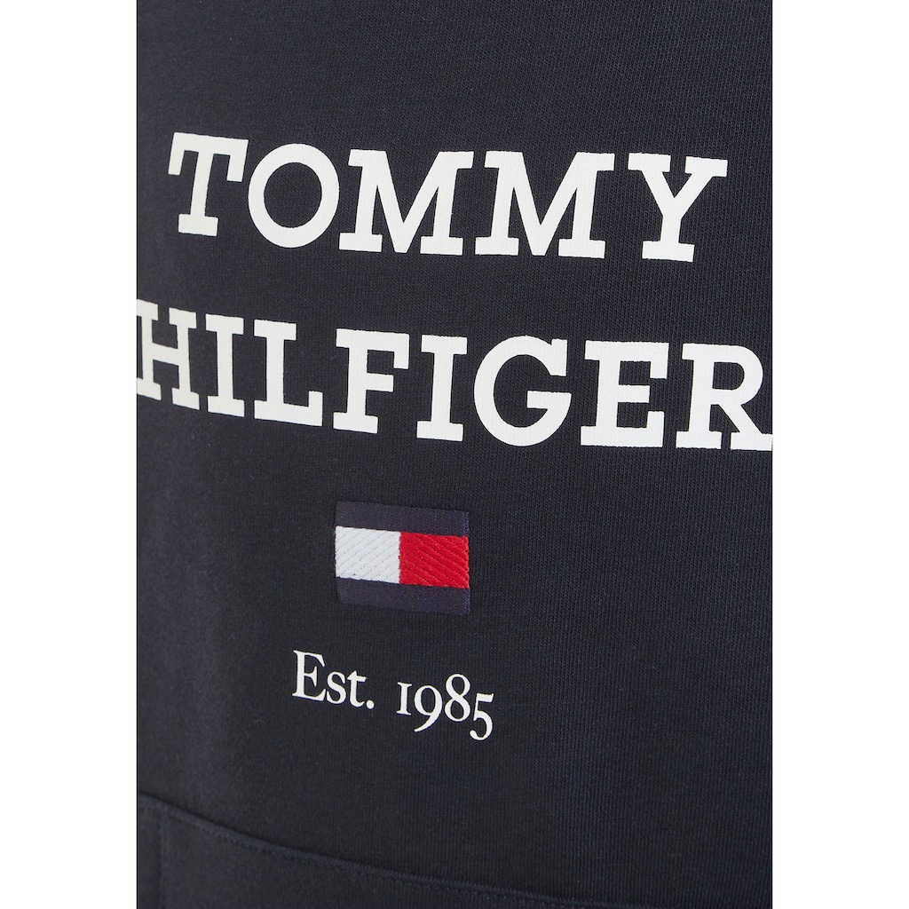 Tommy Hilfiger Kapuzensweatshirt »TH LOGO HOODIE SWEATSET«