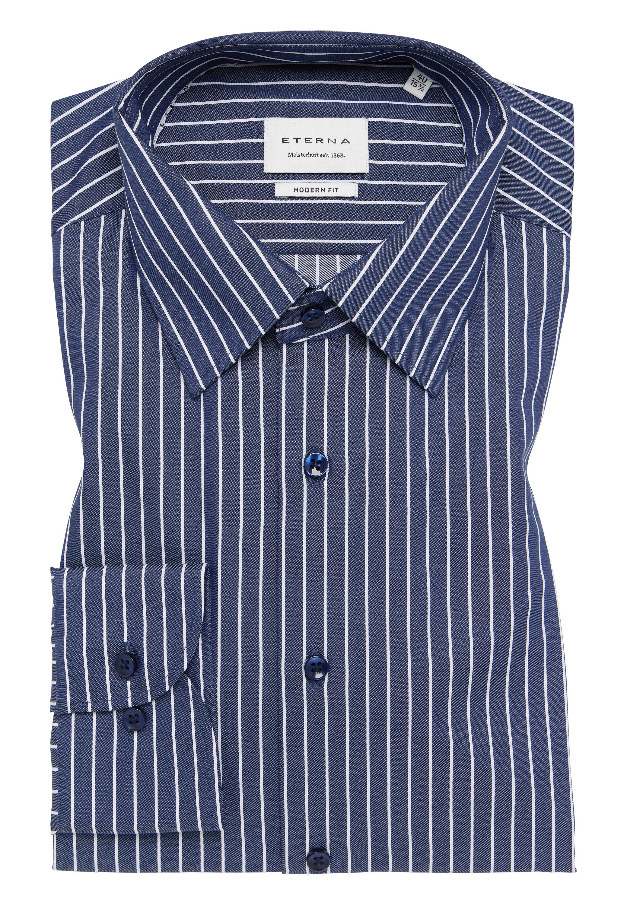 Eterna Langarmhemd »MODERN FIT«, NON IRON (bügelfrei)