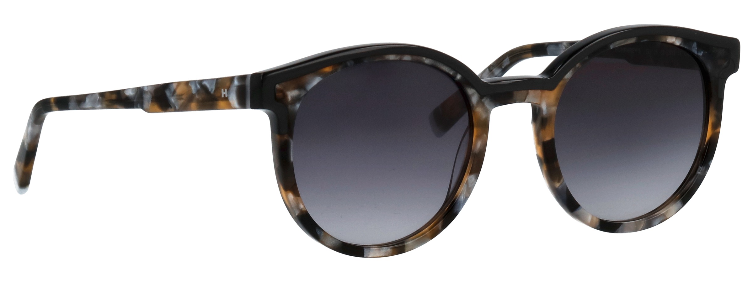 Sonnenbrille HUMPHREY´S EYEWEAR "Modell 588198", Damen, grau havanna, gemustert, leicht glänzend, Sonnenbrillen Sonnenbrille, Form Panto, Logoschriftzug auf Bügel, Kunststofffassung 2