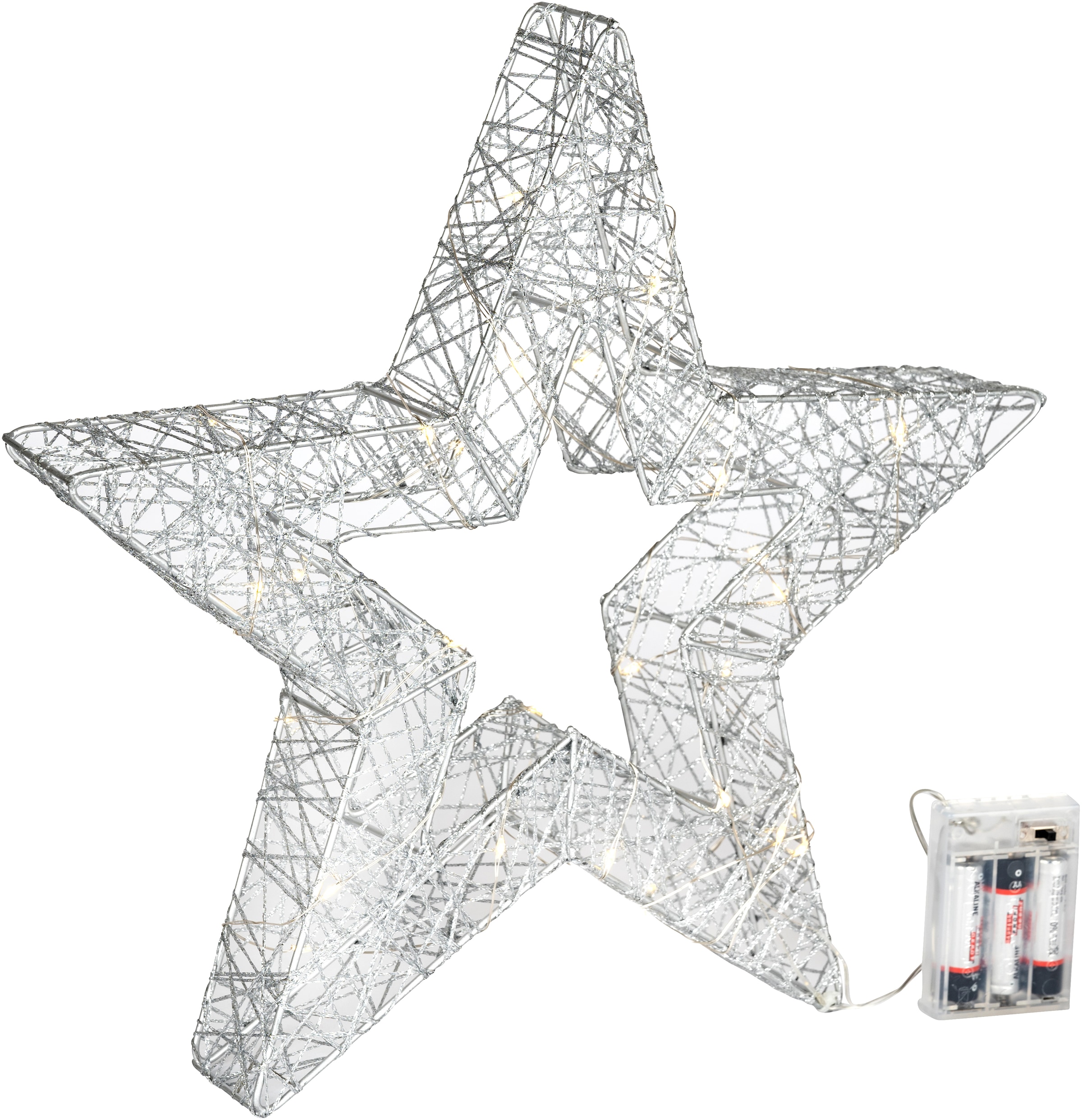 Star-Max LED Stern »Weihnachtsstern, Weihnachtsdeko«, 60 flammig-flammig, stromsparende LED