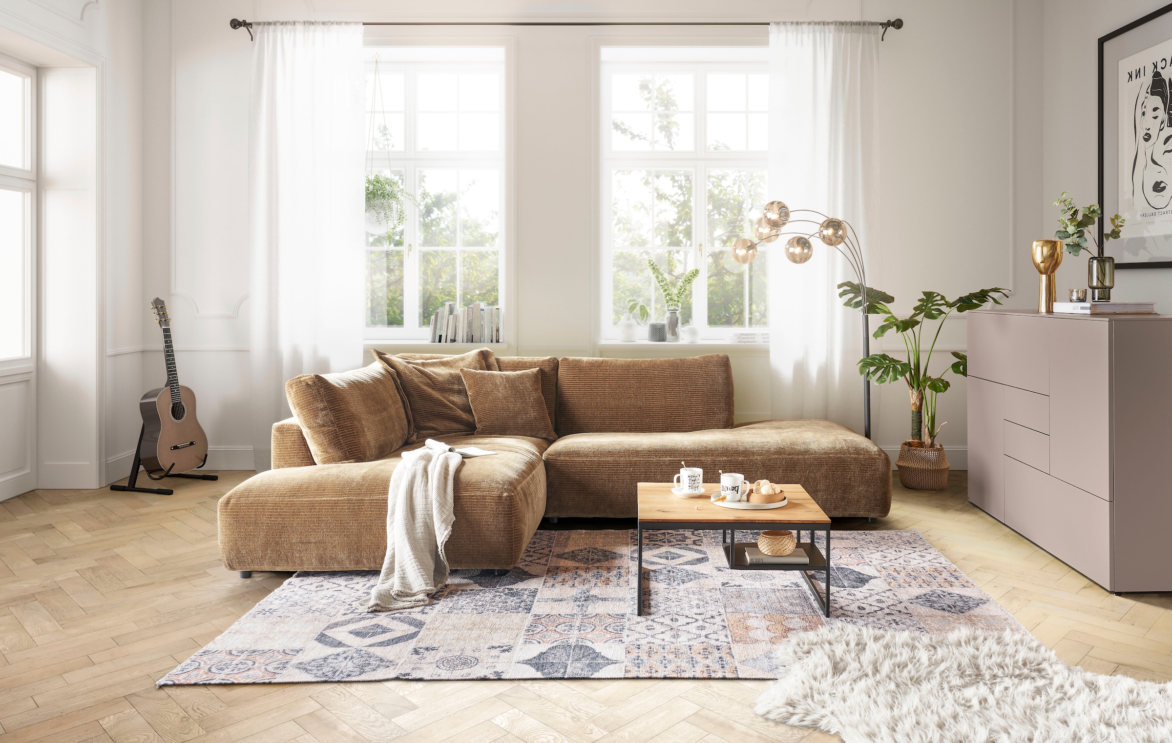 Musterring Lucia Corner Sofa Brown 7