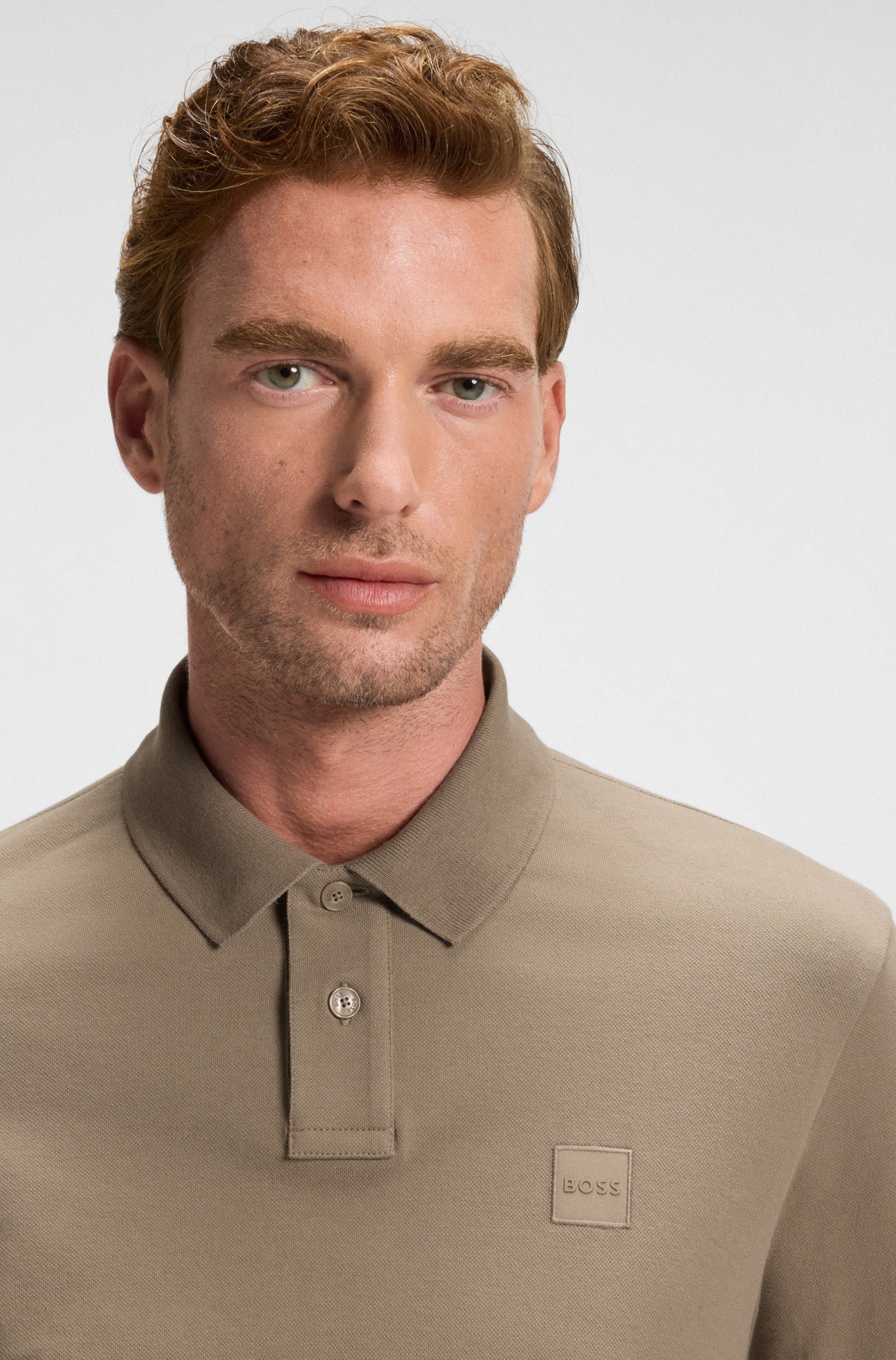 BOSS ORANGE Poloshirt »Passerby«, mit BOSS-Logobadge