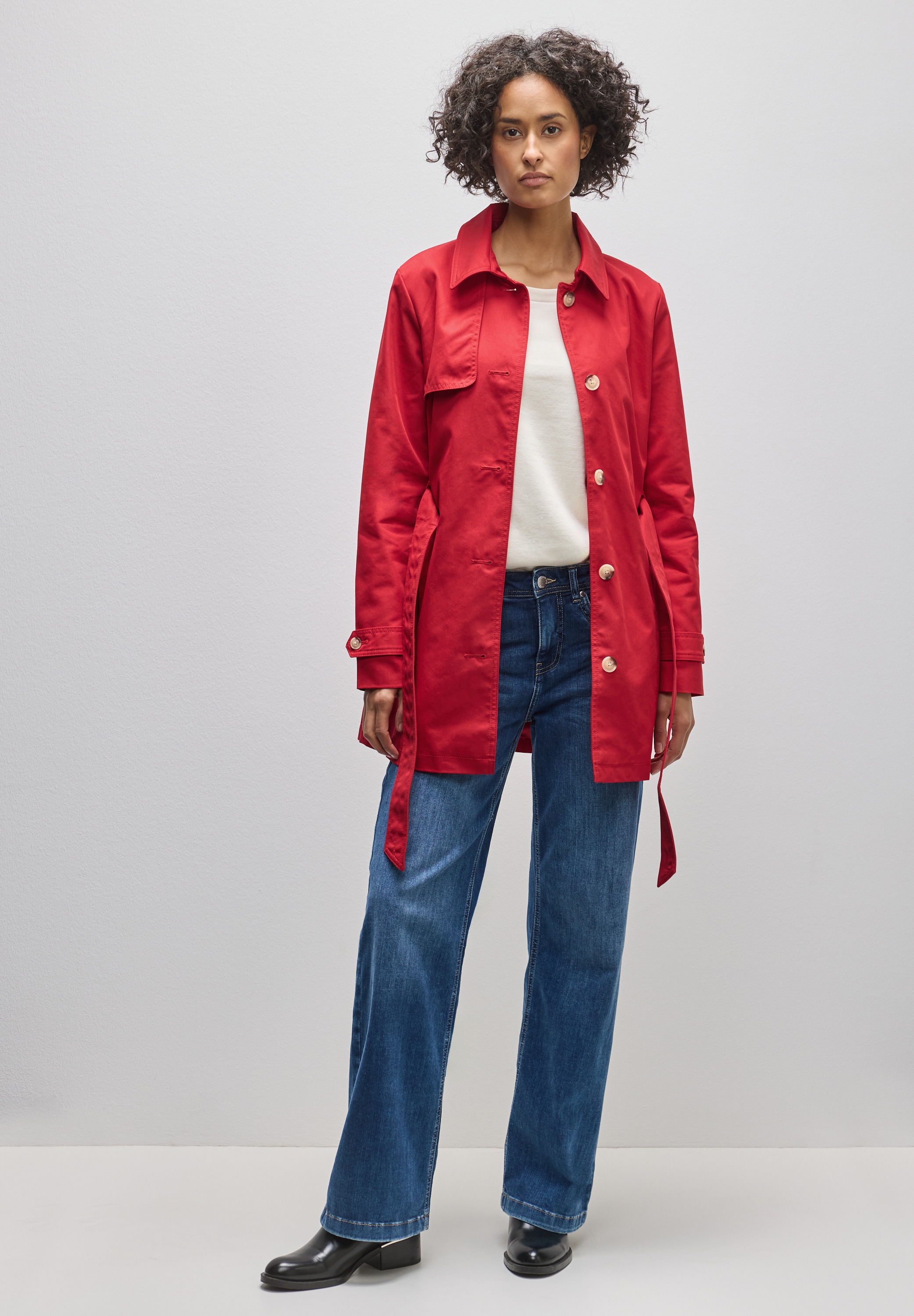 STREET ONE Trenchcoat mit Bindegürtel