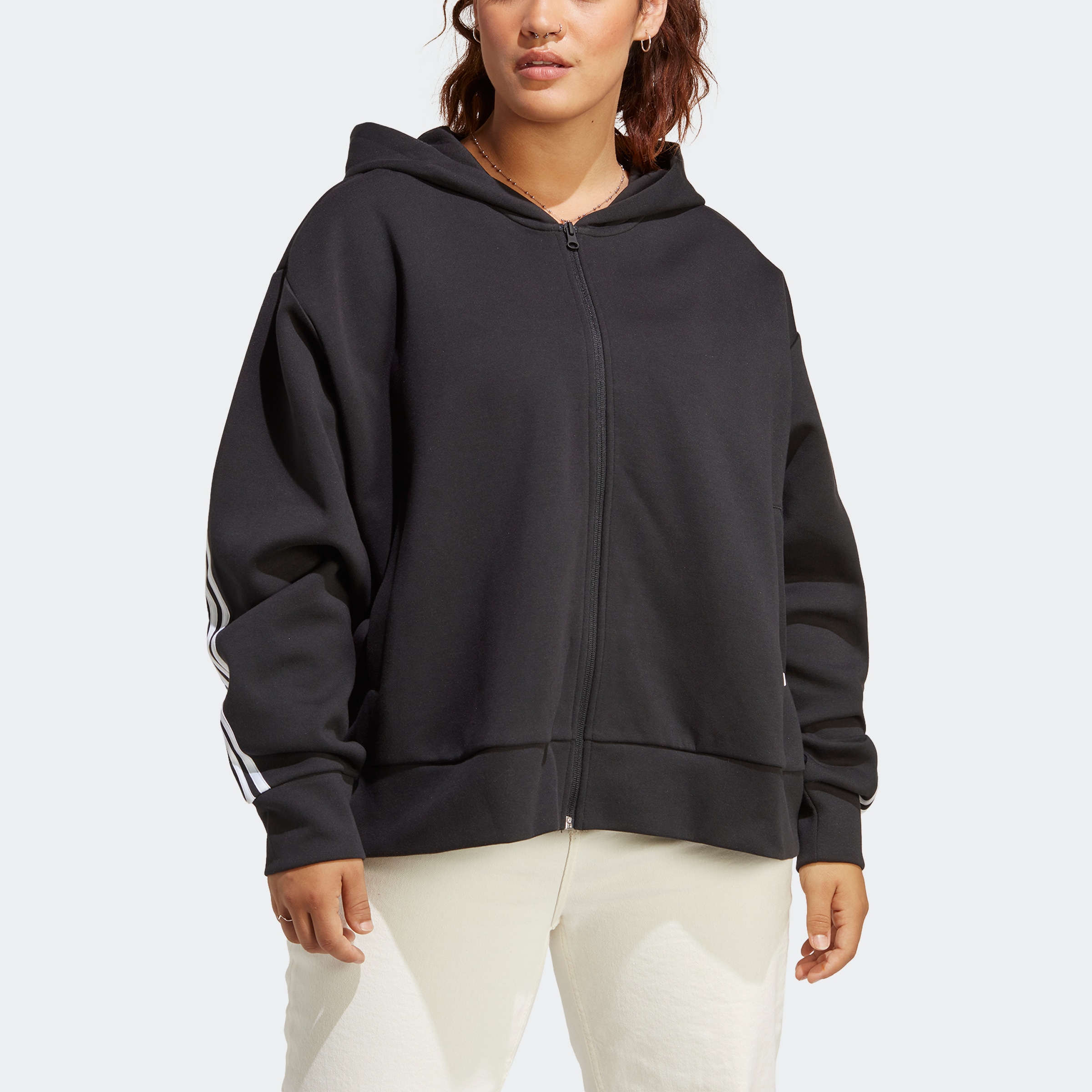 adidas Sportswear Outdoorjacke »FUTURE ICONS 3STREIFEN KAPUZENJACKE«, mit Kapuze