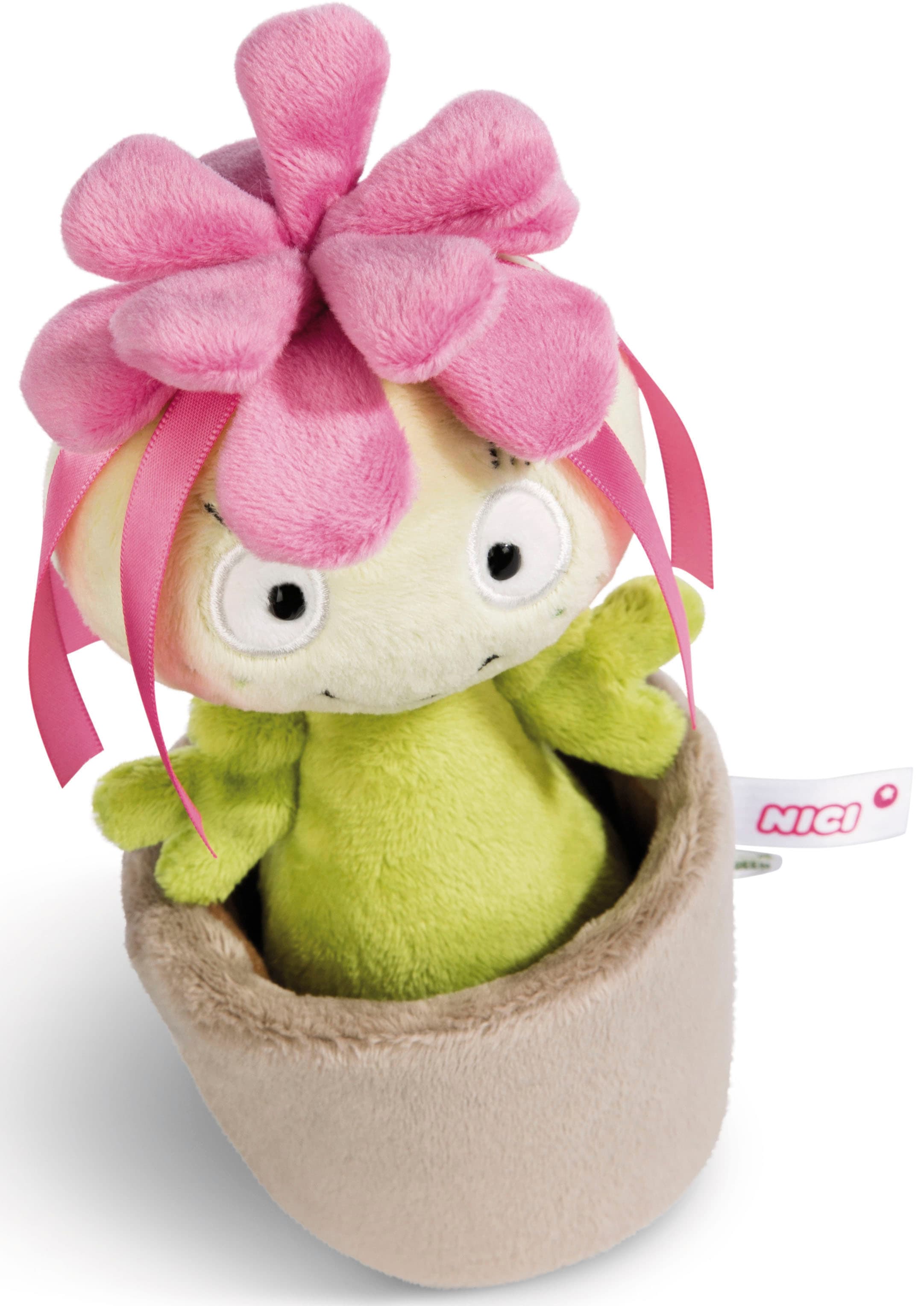 Nici Plüschfigur »Funny Flowers, Pflanze Sedum Amalia, 18 cm«, enthält recyceltes Material (Global Recycled Standard)