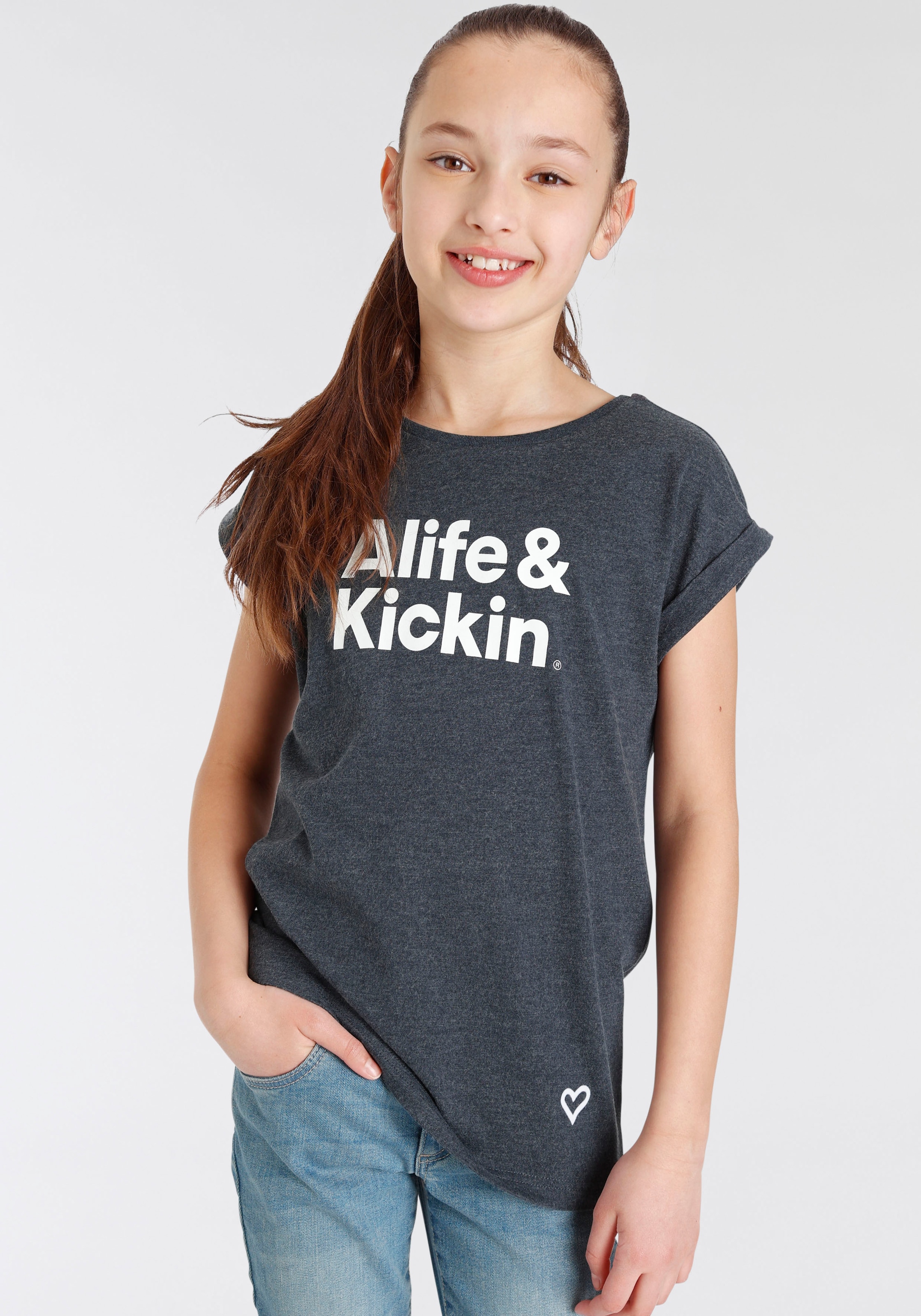 Kickin »mit & | NEUE Druck«, & Alife Logo BAUR für MARKE! Alife Kickin T-Shirt bestellen online Kids.