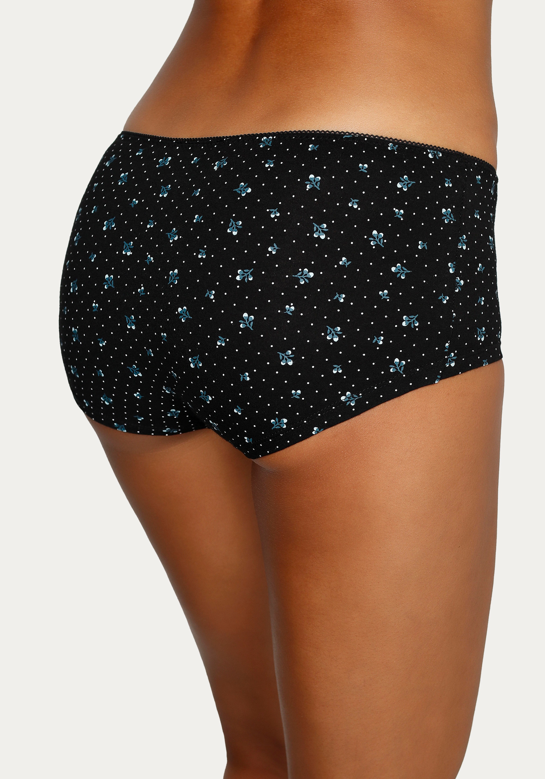 petite fleur Hipster, (6er-Pack), aus elastischer Baumwolle