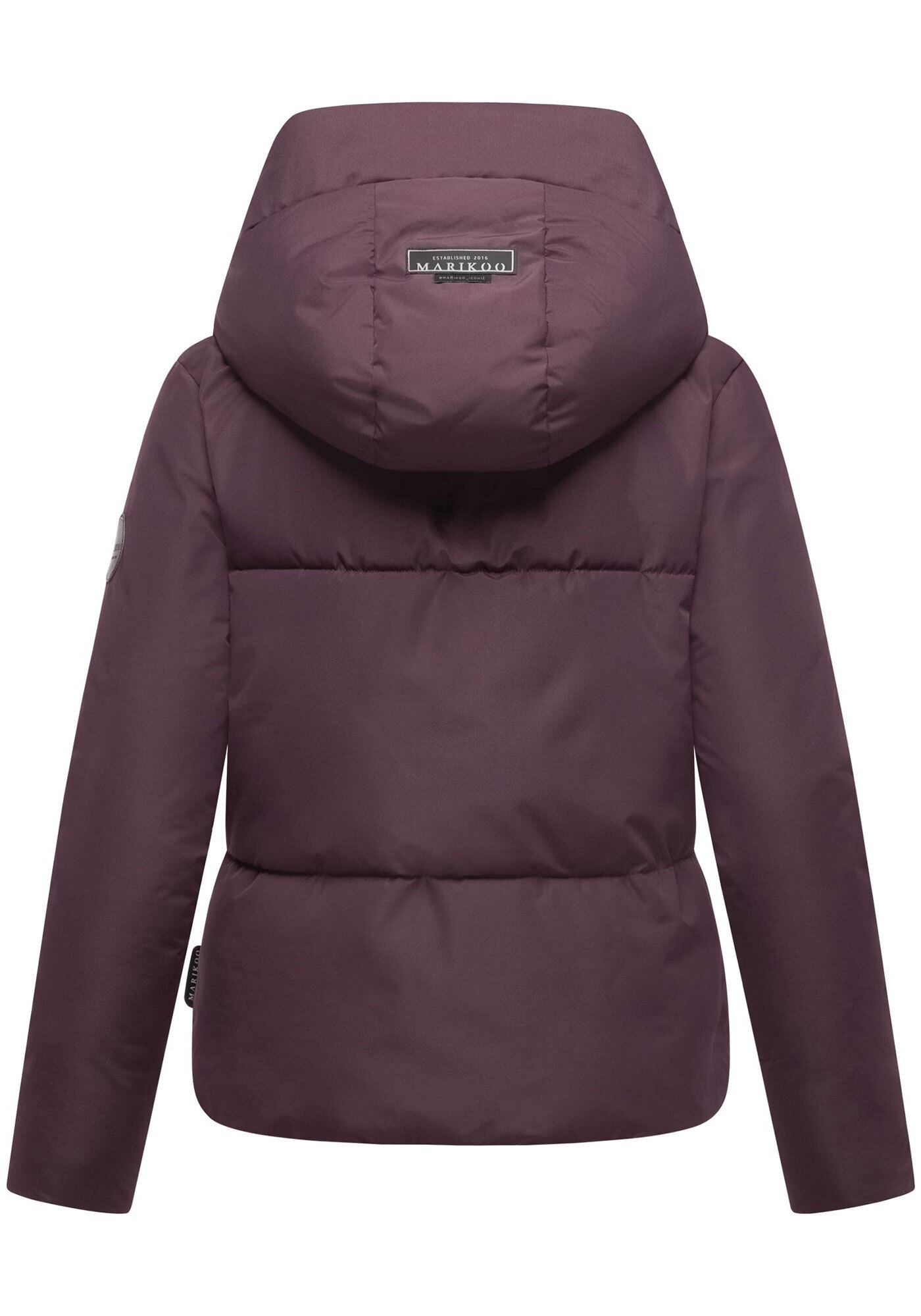 Marikoo Winterjacke »Ninikaa«, kurze Winter Jacke mit extra hohem Windschutzkragen