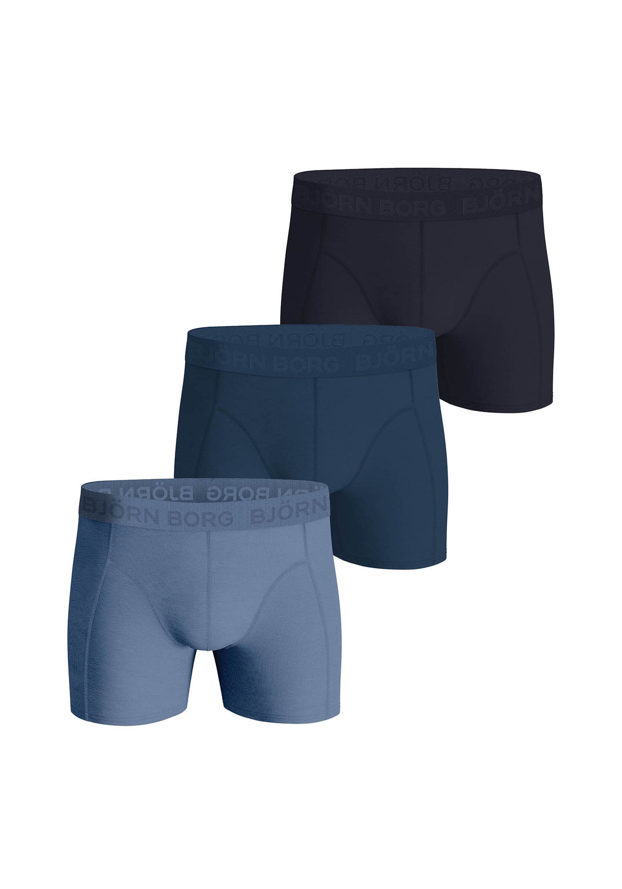 Björn Borg Boxershorts "Boxershort Cotton Stretch Boxer Trunks 3P 3er Pack"