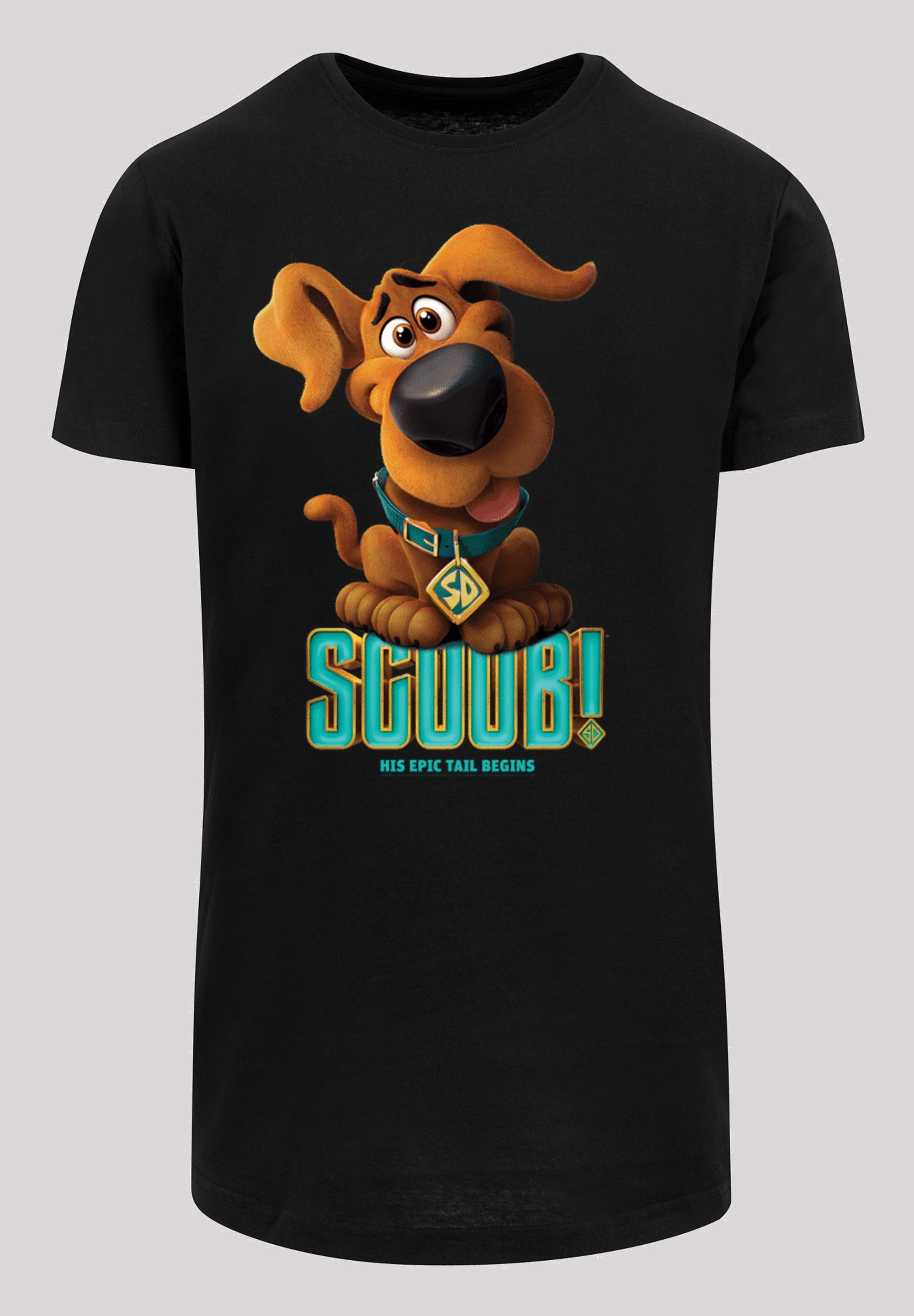 Kurzarmshirt »F4NT4STIC Herren Scooby Doo Puppy Scooby with Shaped Long Tee«