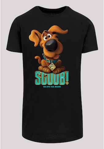 Kurzarmshirt »F4NT4STIC Herren Scooby Doo Puppy Scooby with Shaped Long Tee«, (1 tlg.)