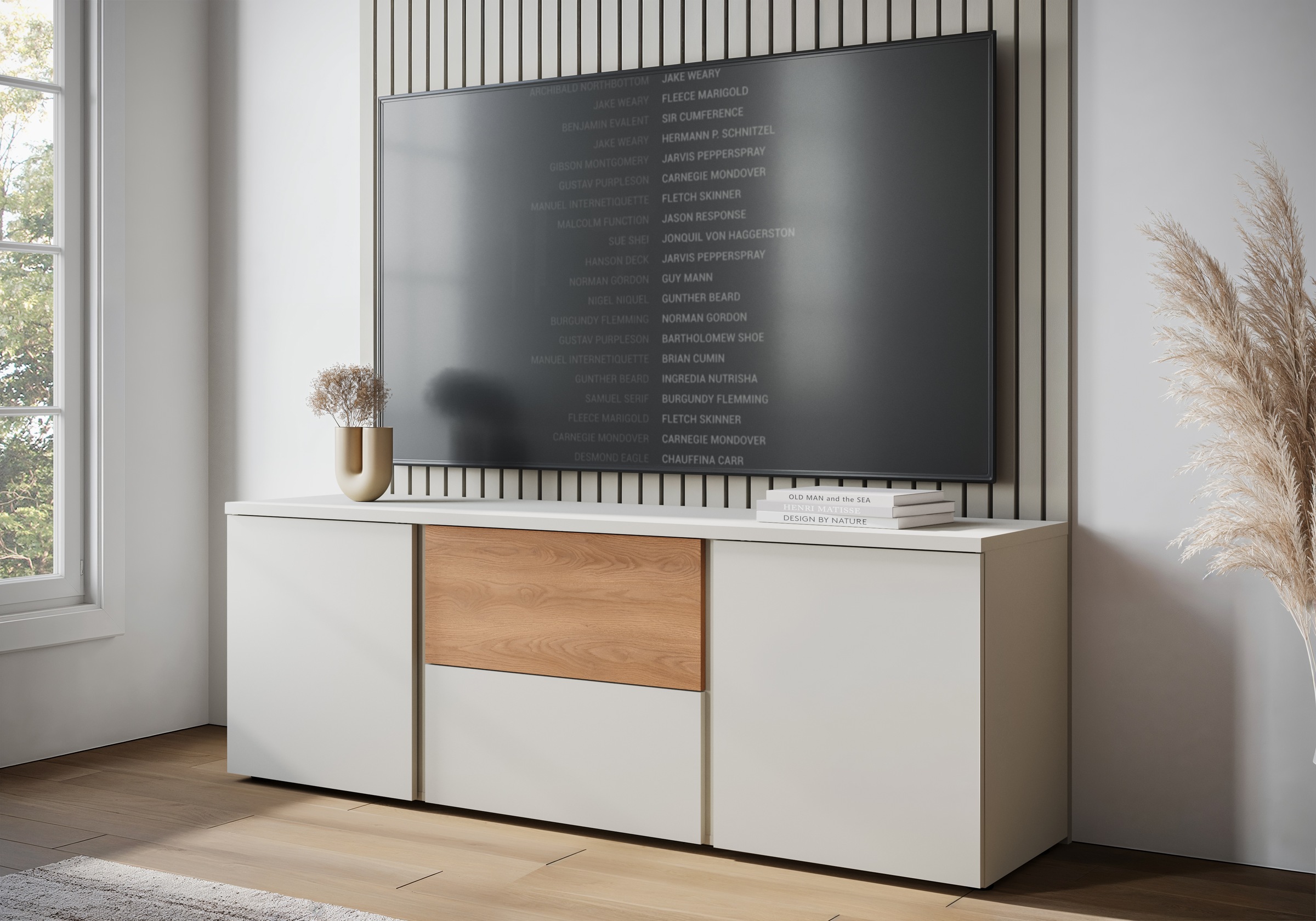 Home affaire Lowboard "HAMM" Breite ca. 161 cm günstig online kaufen