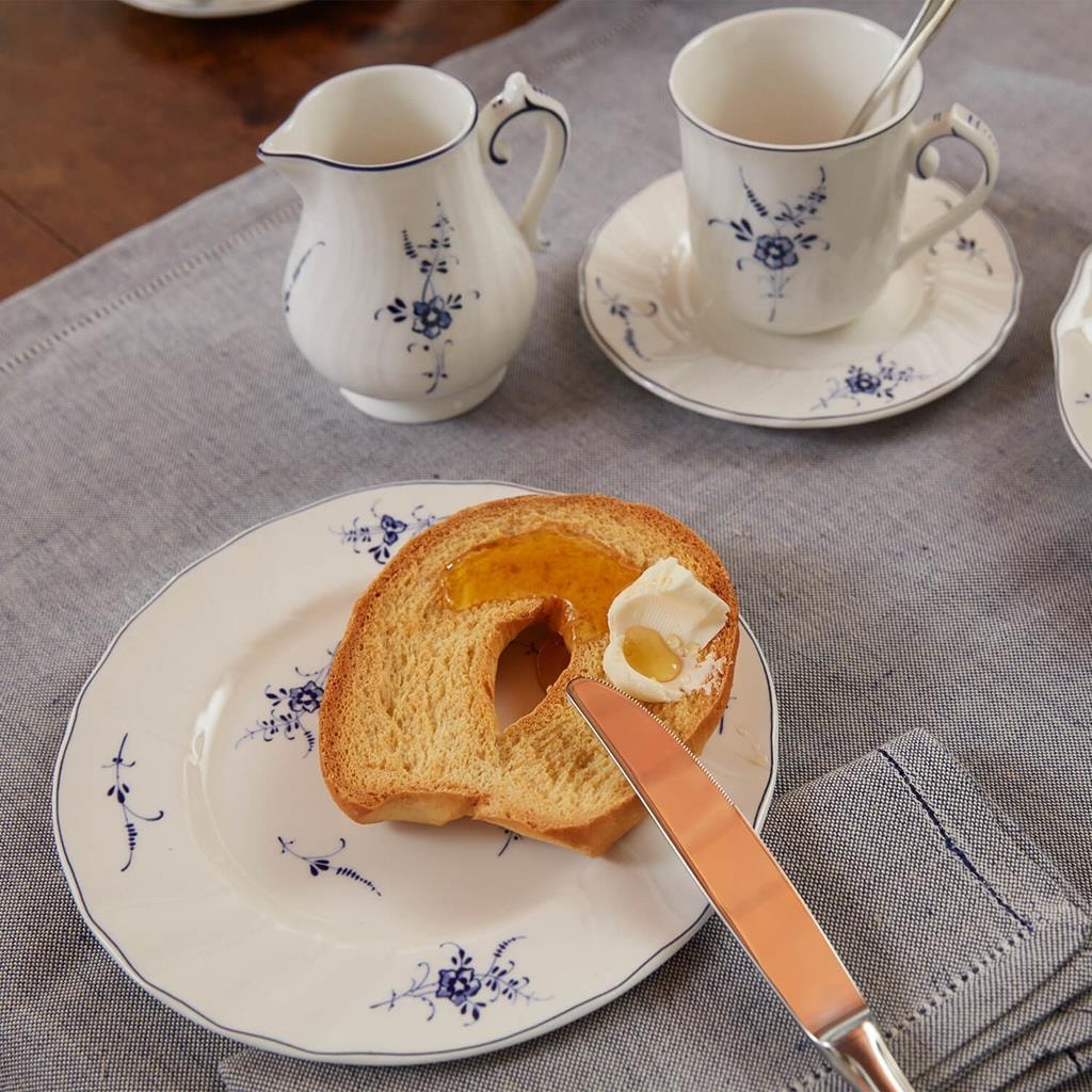 Villeroy & Boch Milchbehälter »Milch- und Zucker-Set Vieux Luxembourg 2er Set weiß-blau« Spülmaschinengeeignet, Mikrowellengeeignet