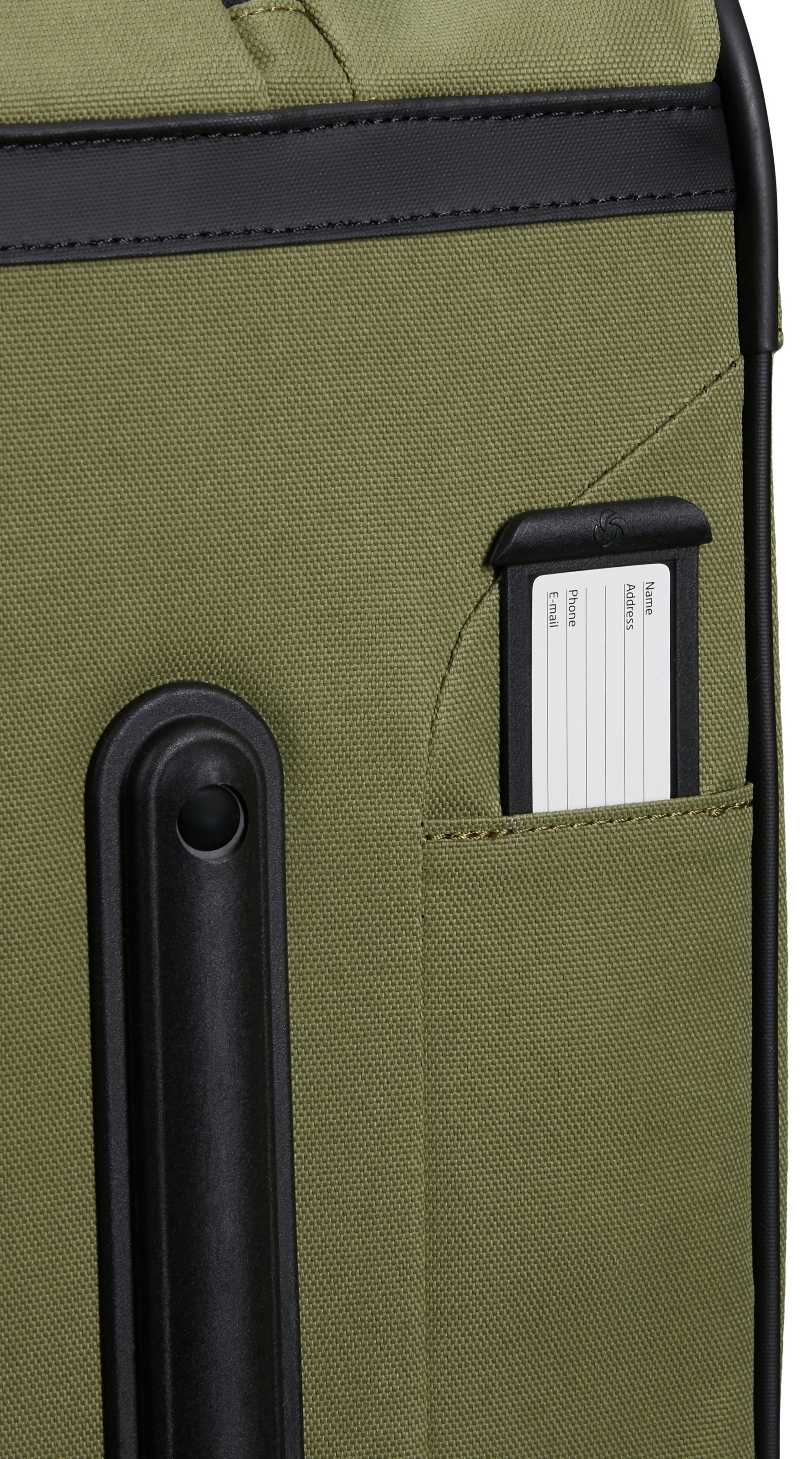 Samsonite Reisetasche »ECODIVER DUFFLE/WH, verschiedene Größen« TSA-Schloss und Trolley-Gestänge