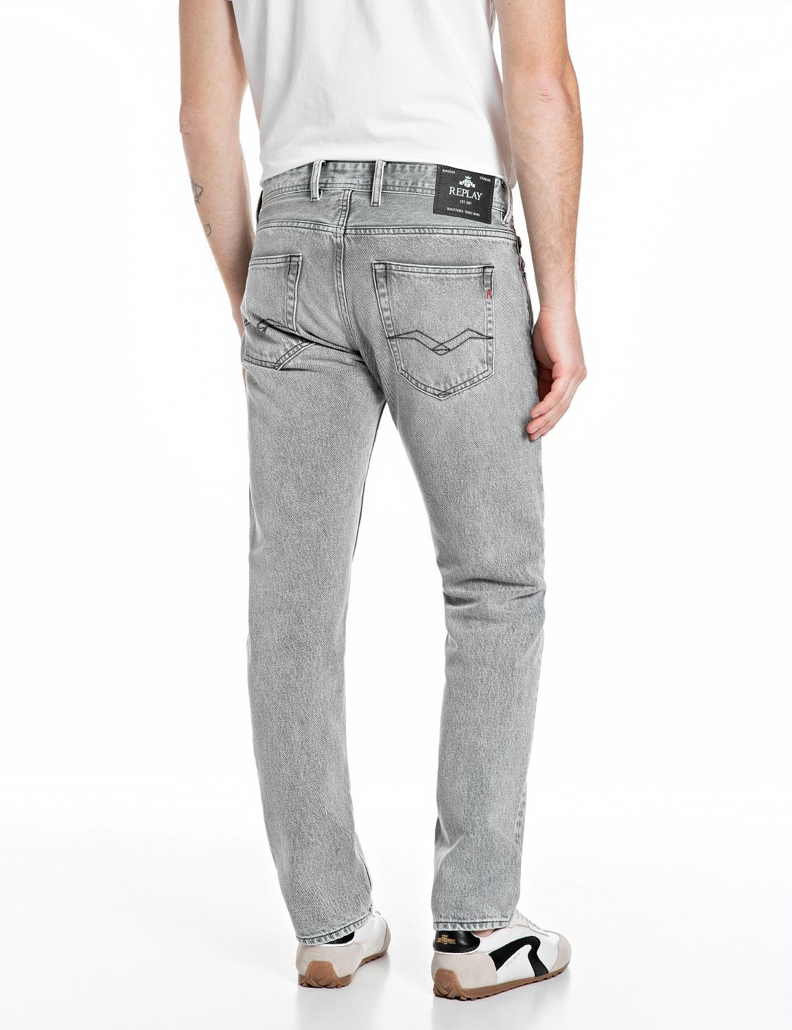 Replay Straight-Jeans "GROVER" in vielen verschiedenen Waschungen, mit Stre günstig online kaufen