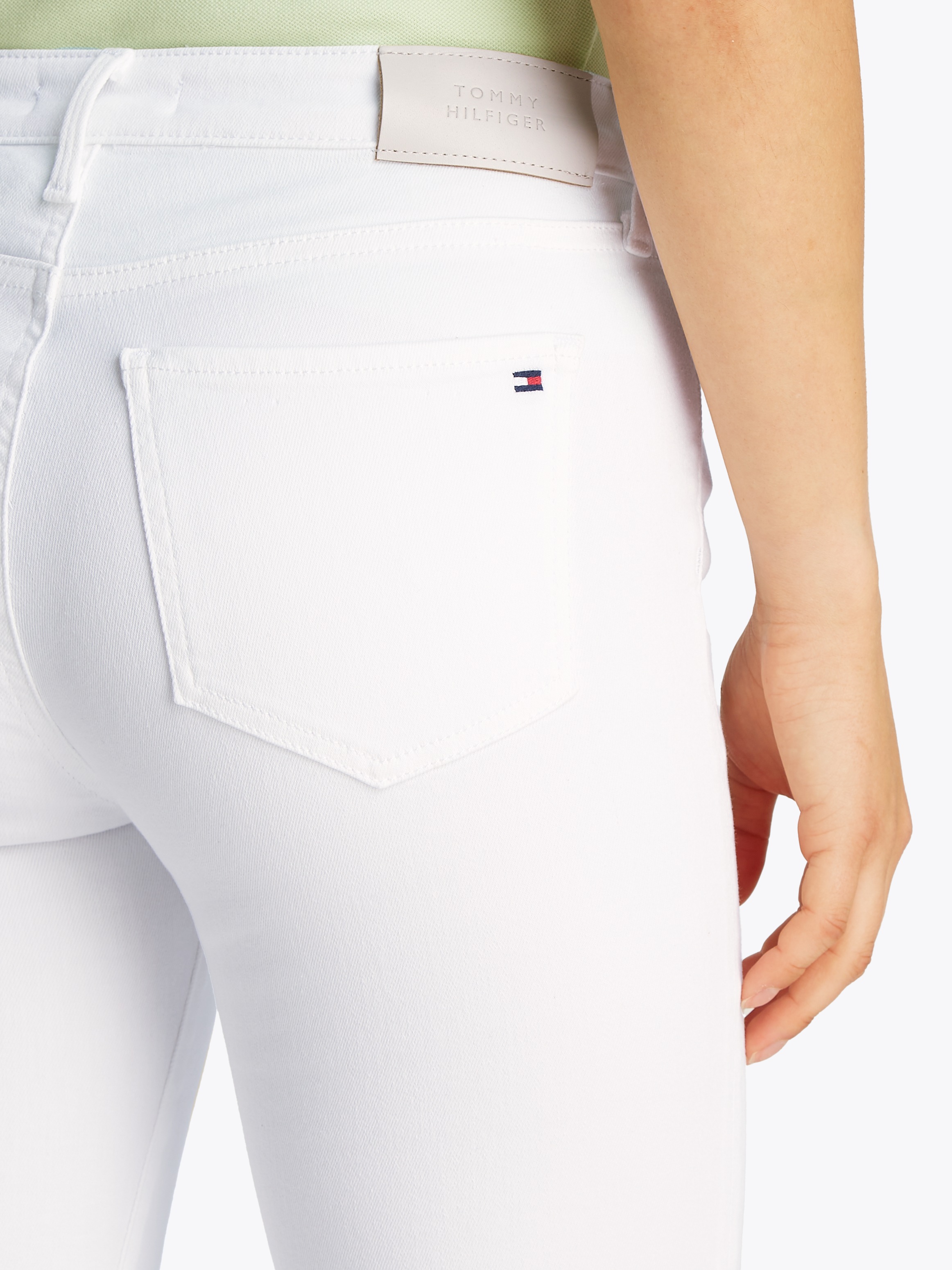 Tommy Hilfiger Skinny-fit-Jeans "COMO Skinny RW ACE mit Logo-Badge und knöc günstig online kaufen