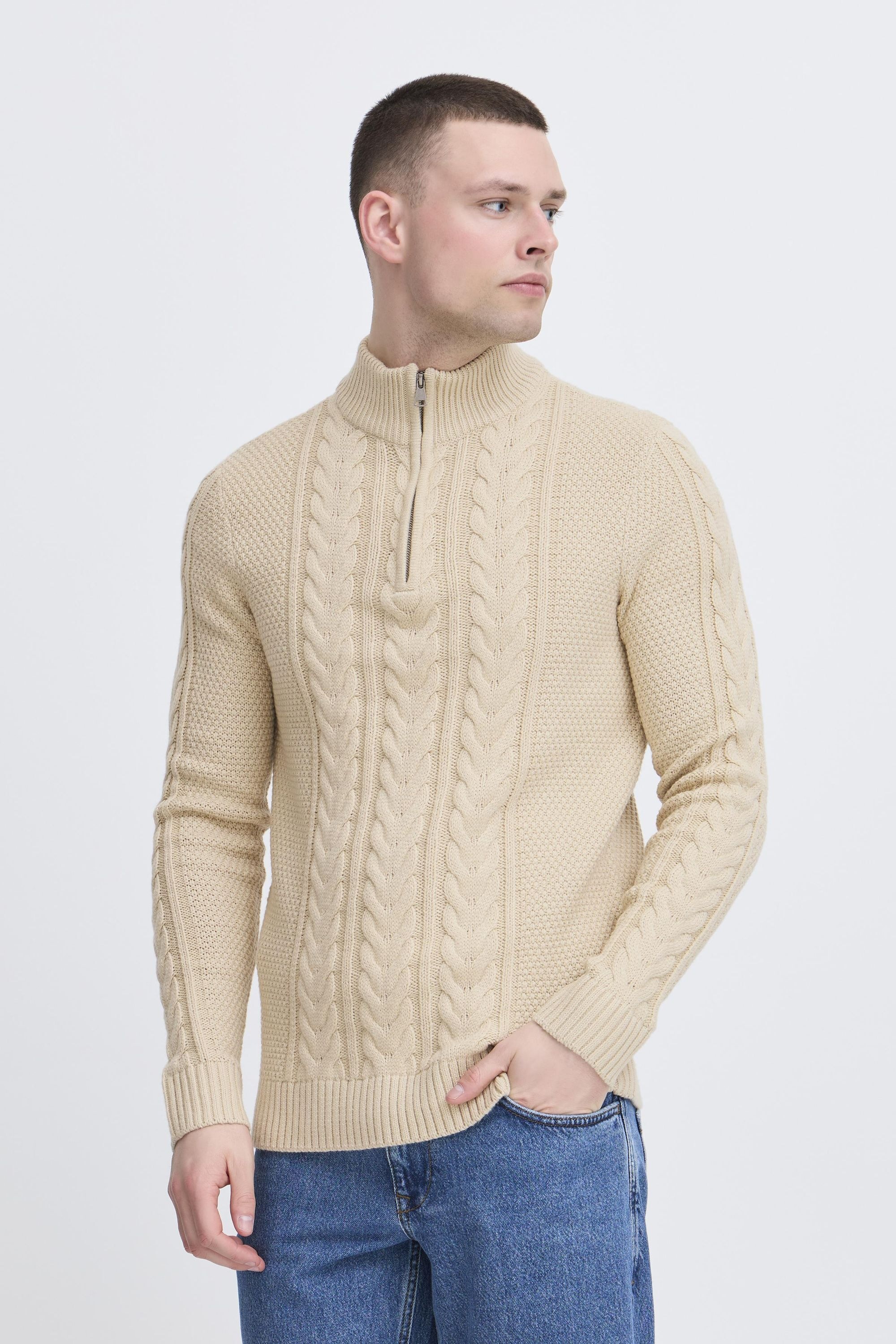 Blend Troyer "BHBasim" Klassischer Troyer mit Zopfmuster günstig online kaufen