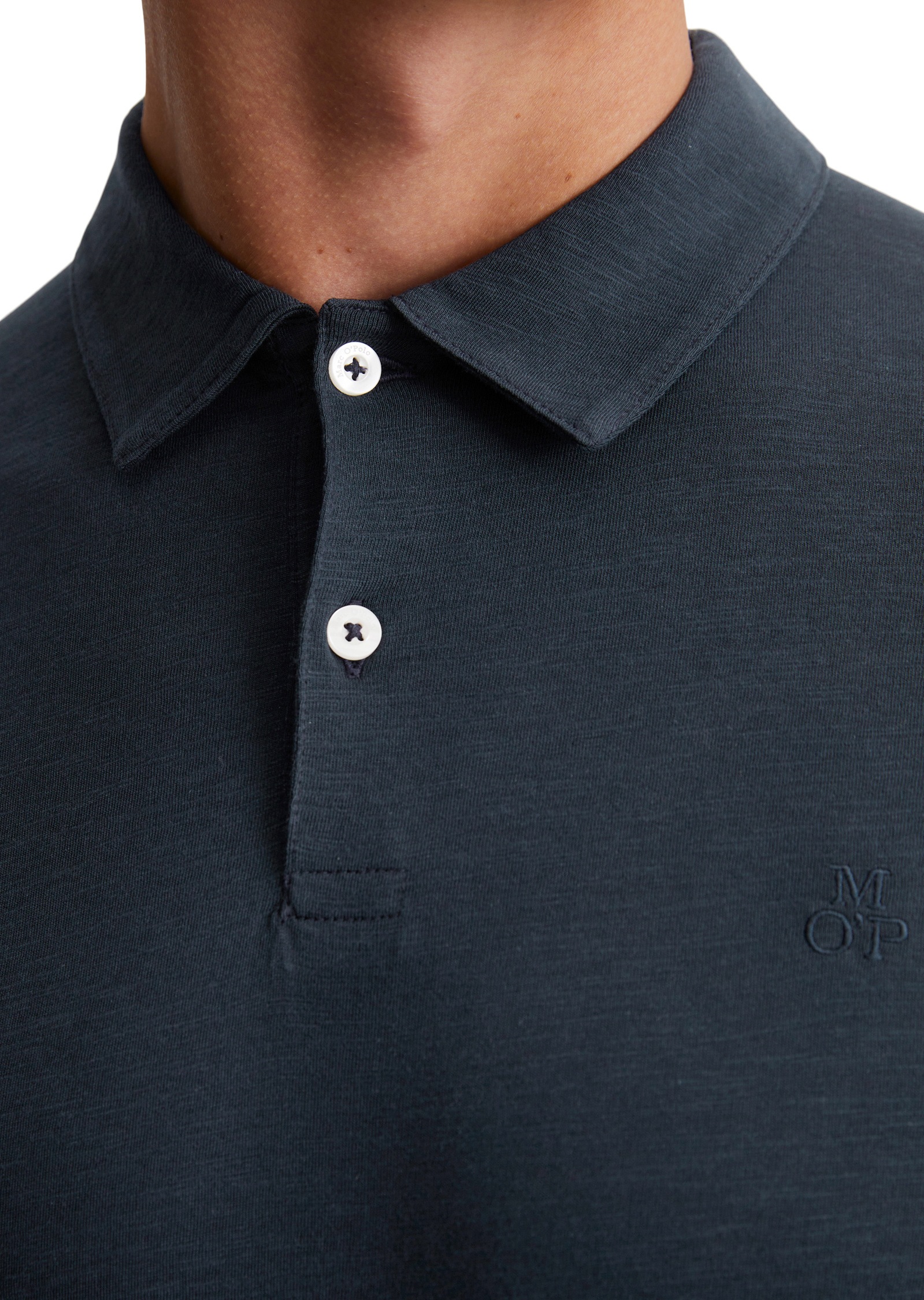 Marc O'Polo Poloshirt »in softer Slub-Jersey-Qualität«