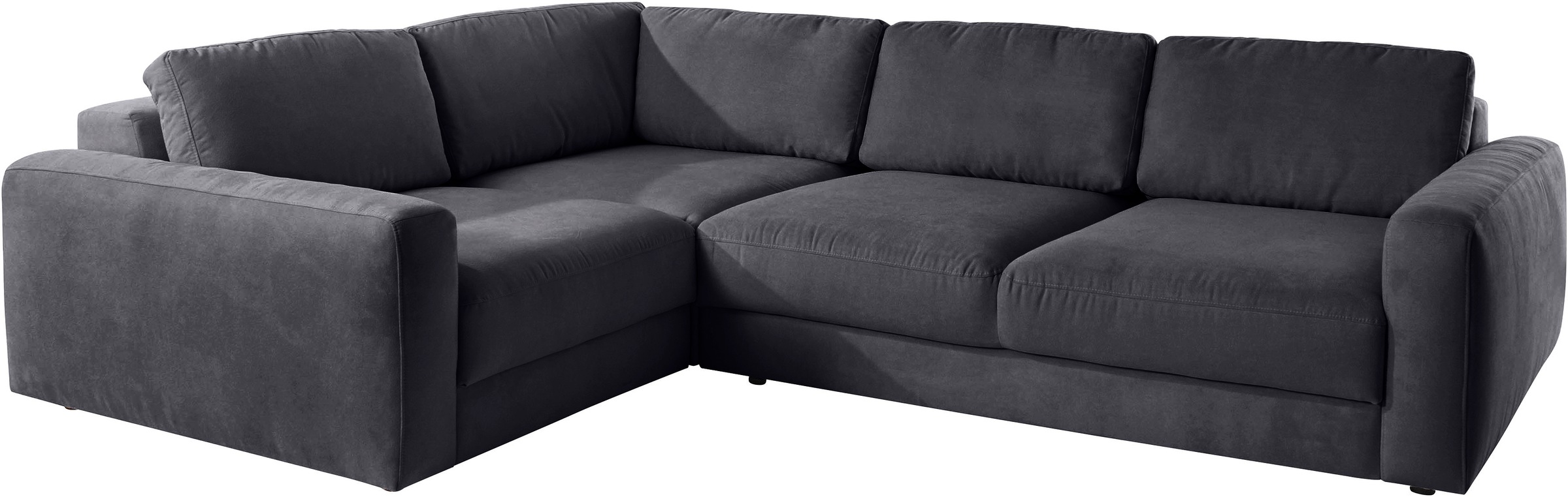 Places of Style Ecksofa »Bloomfield, L-Form«, extra tiefe Sitzfläche, wahlweise mit Sitztiefenverstellung